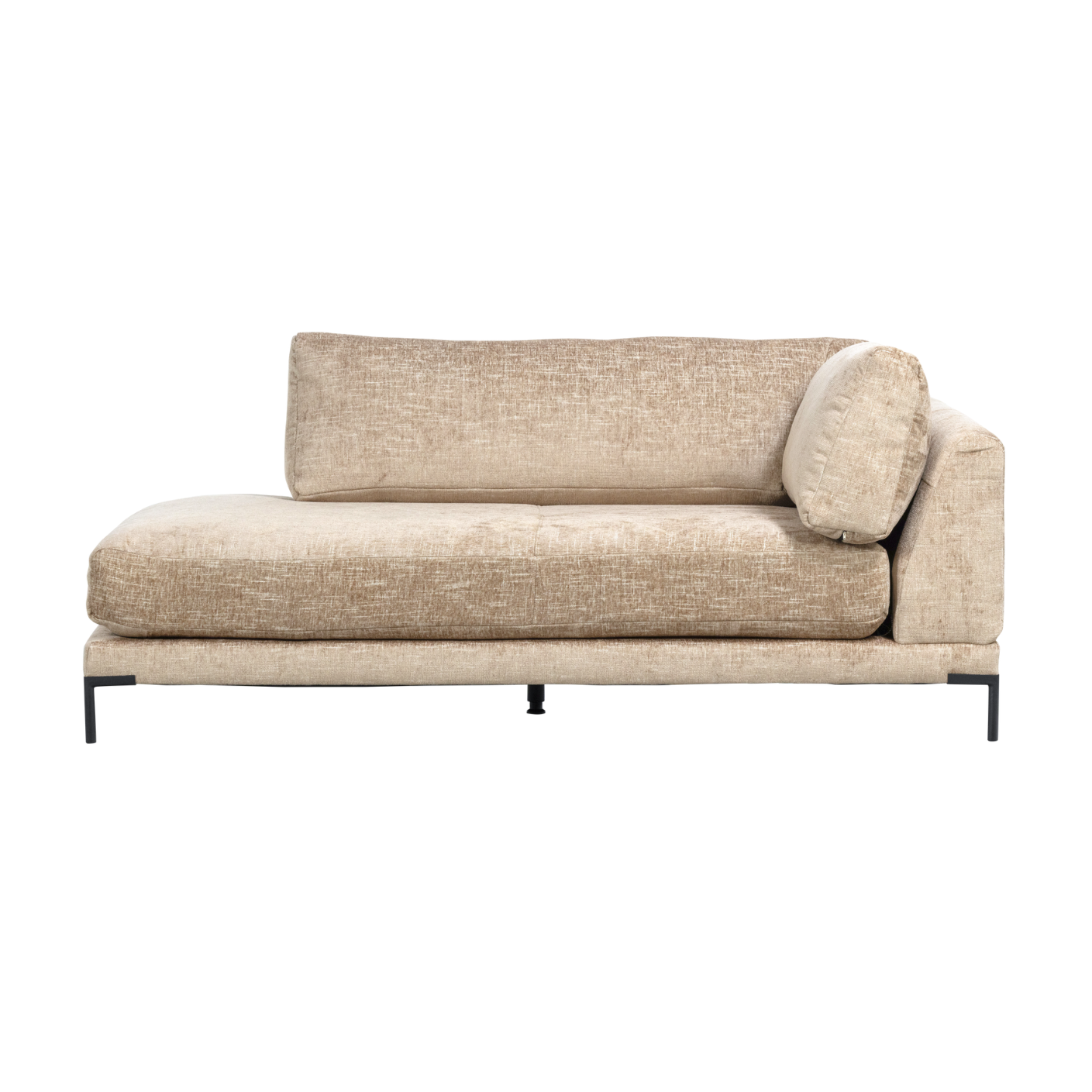 Rechtsseitiger Sessel COUPLE beige Melange