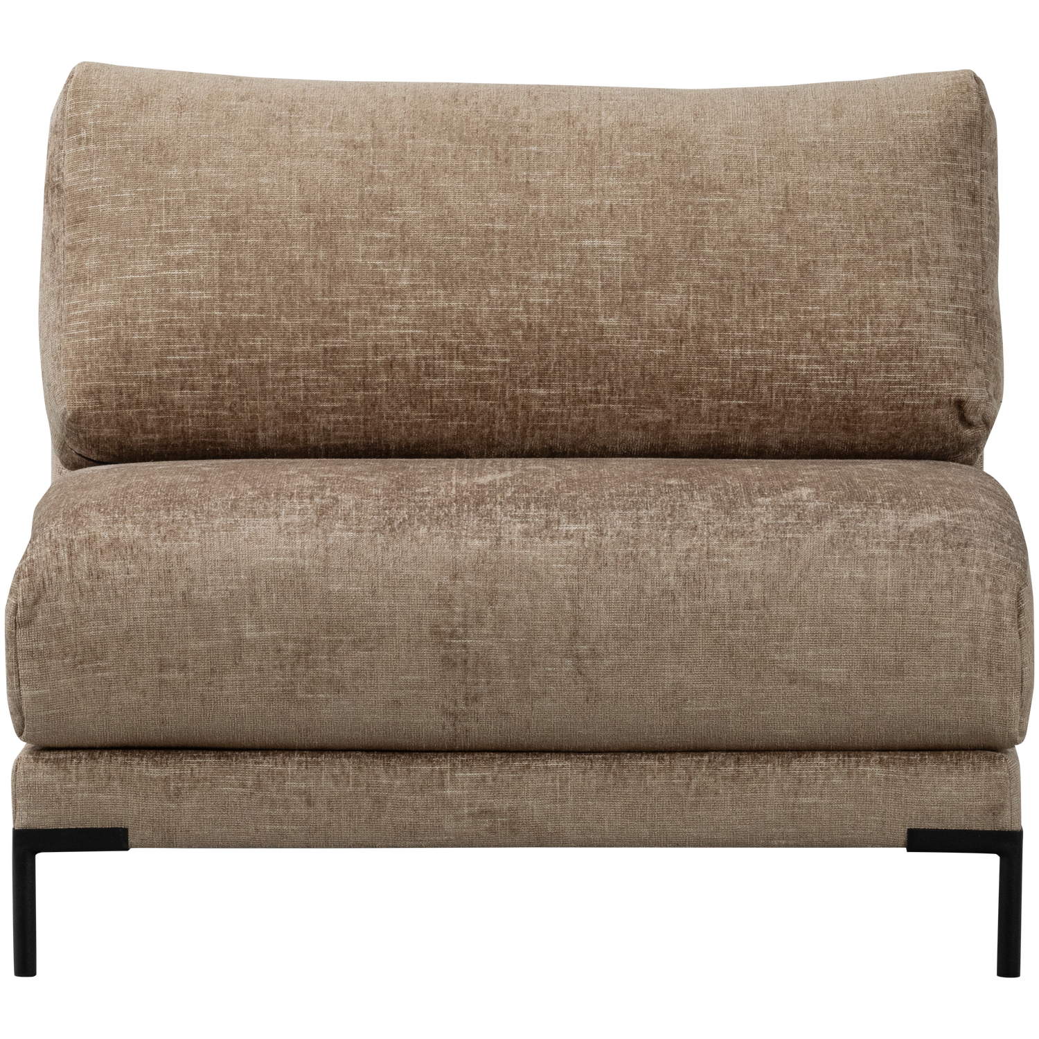 Couple Armchair / Module in Brown Mélange