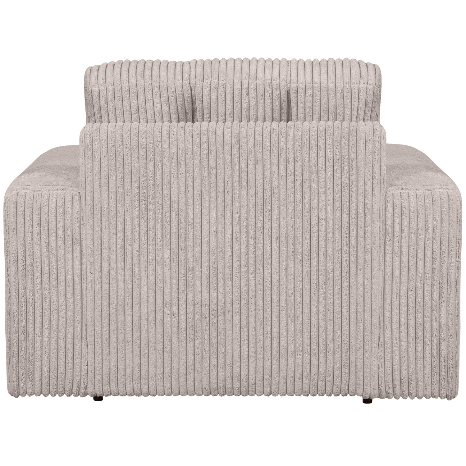 SECOND DATE cream corduroy armchair