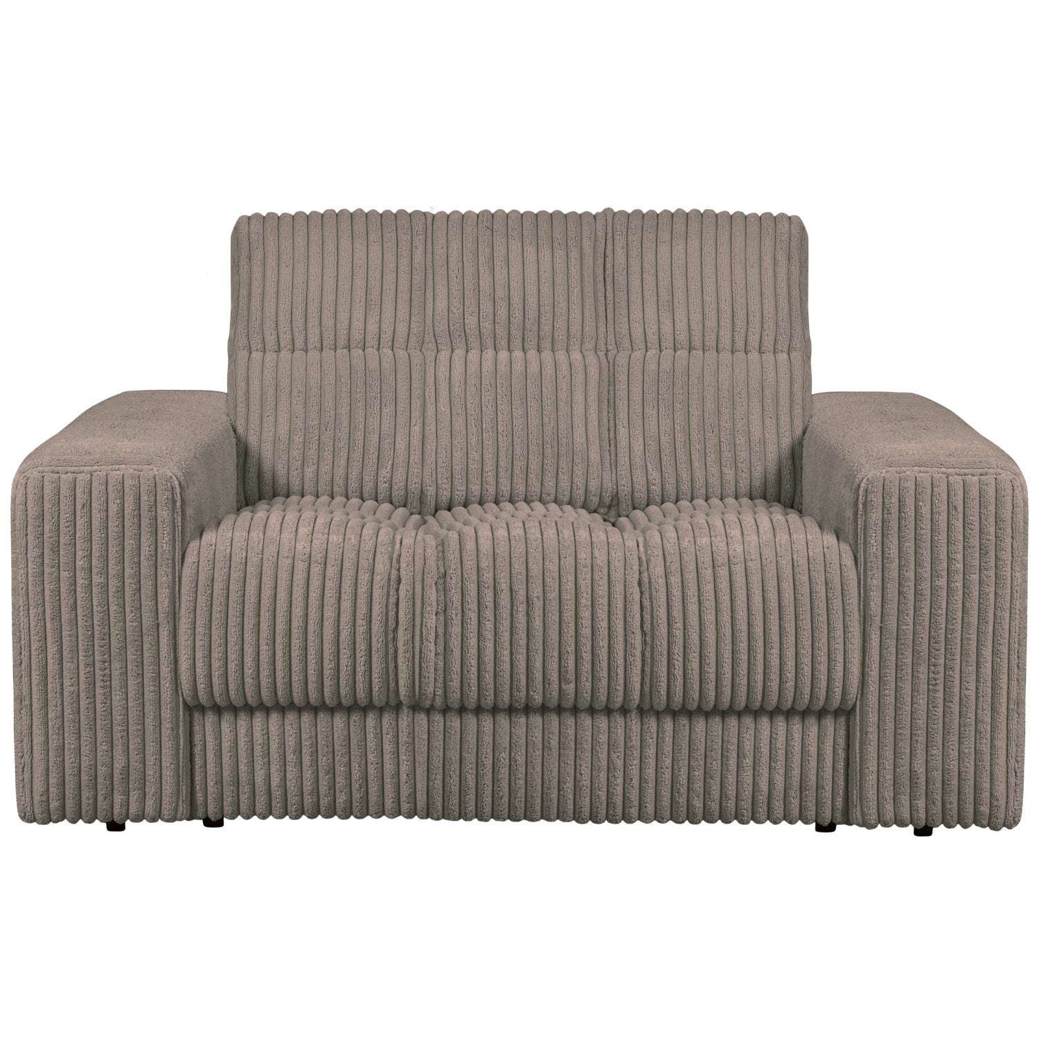 Sofa loveseat SECOND DATE brown corduroy