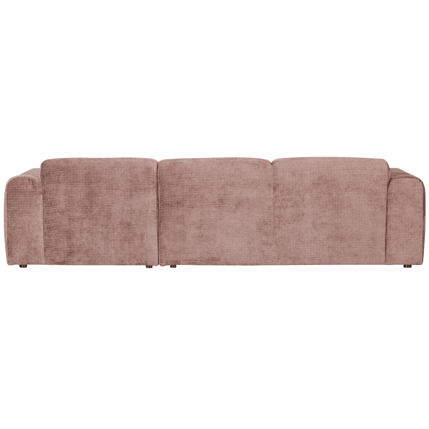 Right-facing modular CLOUD corner sofa in pink