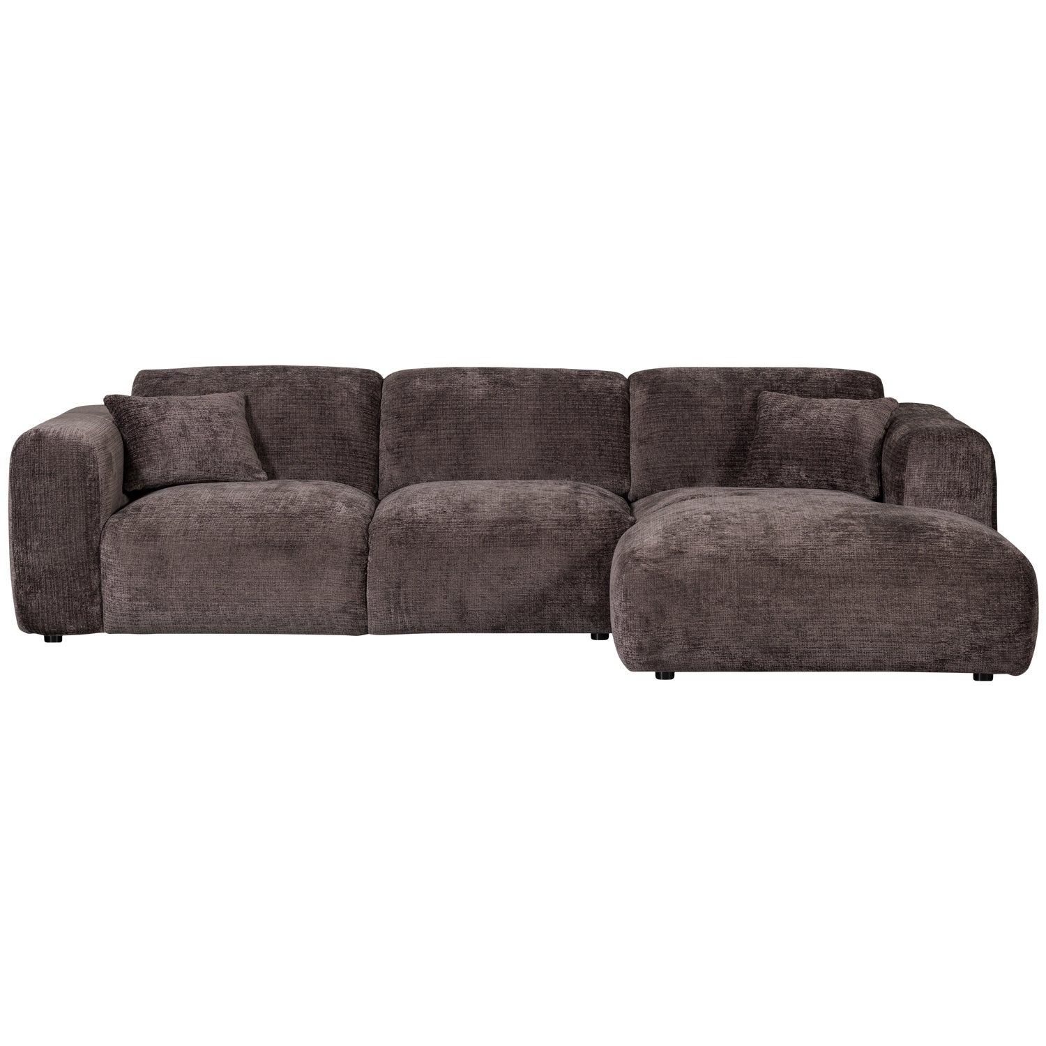 Modularer, brauner CLOUD-Ecksofa mit rechter Seite