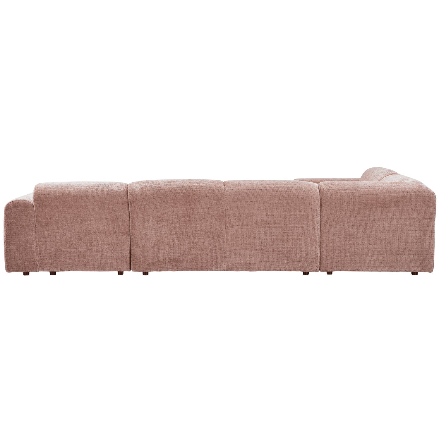 Panoramawinkelsofa links CLOUD in Rosa