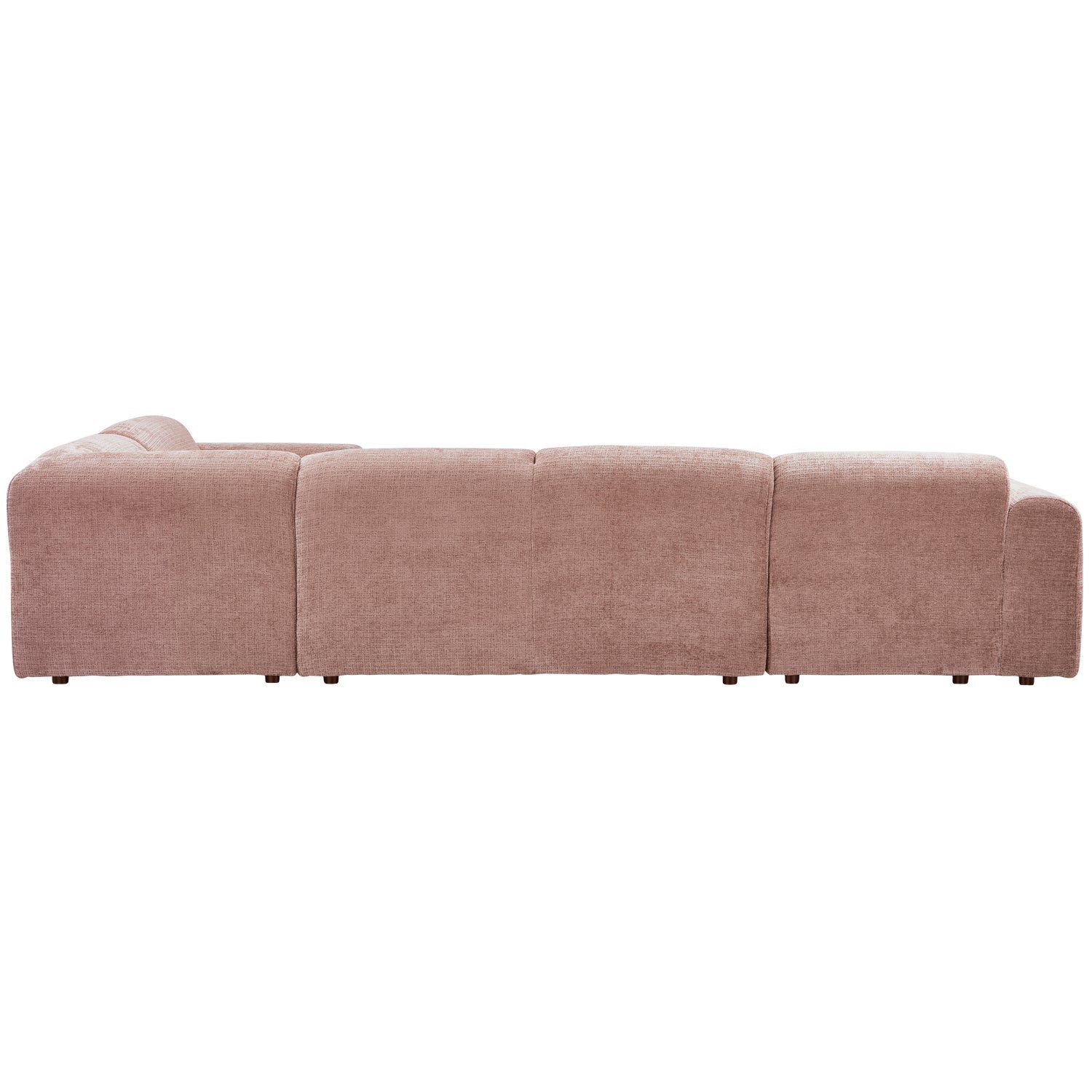 Panorama-Ecksofa rechts CLOUD rosa