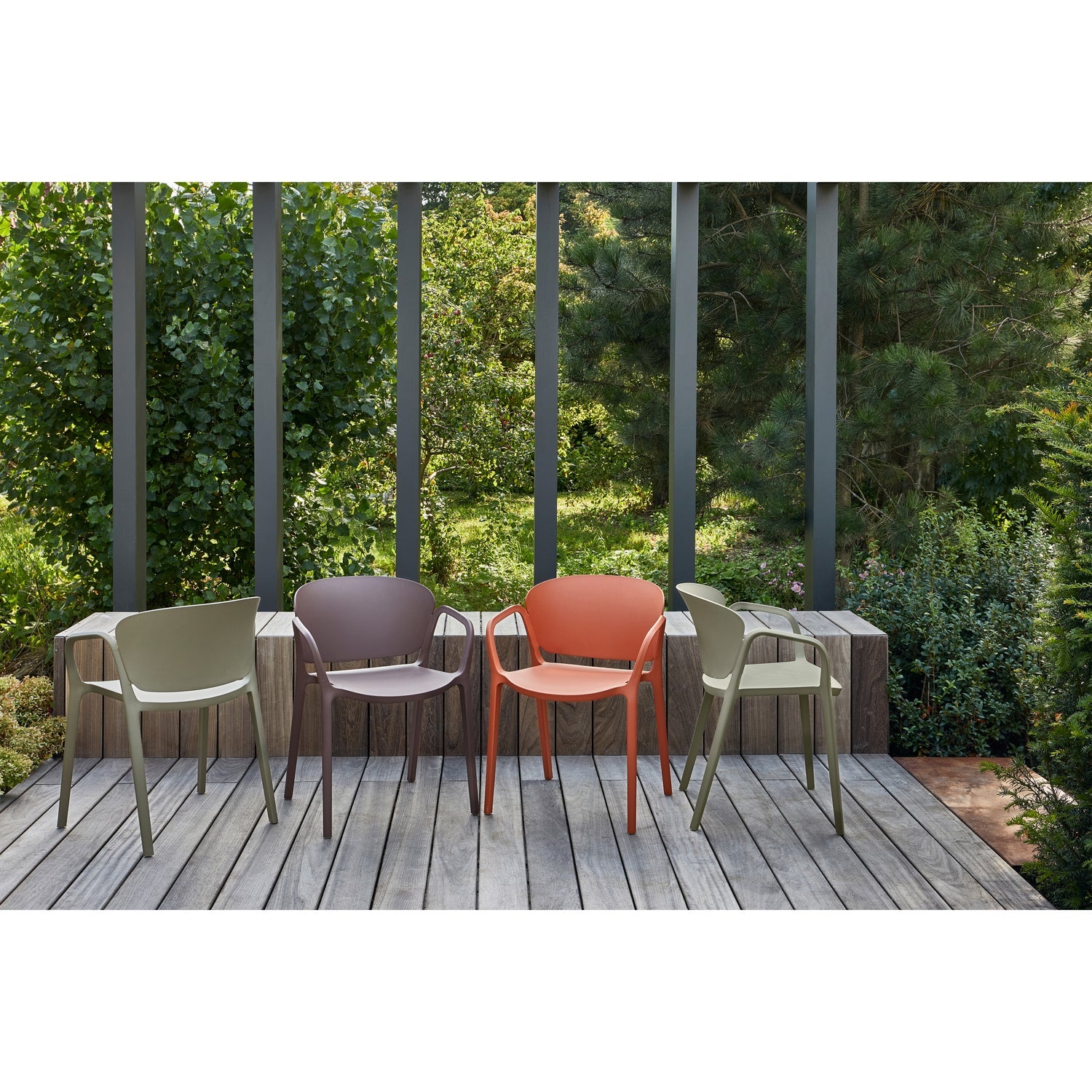 Gartenstuhl BENT grün