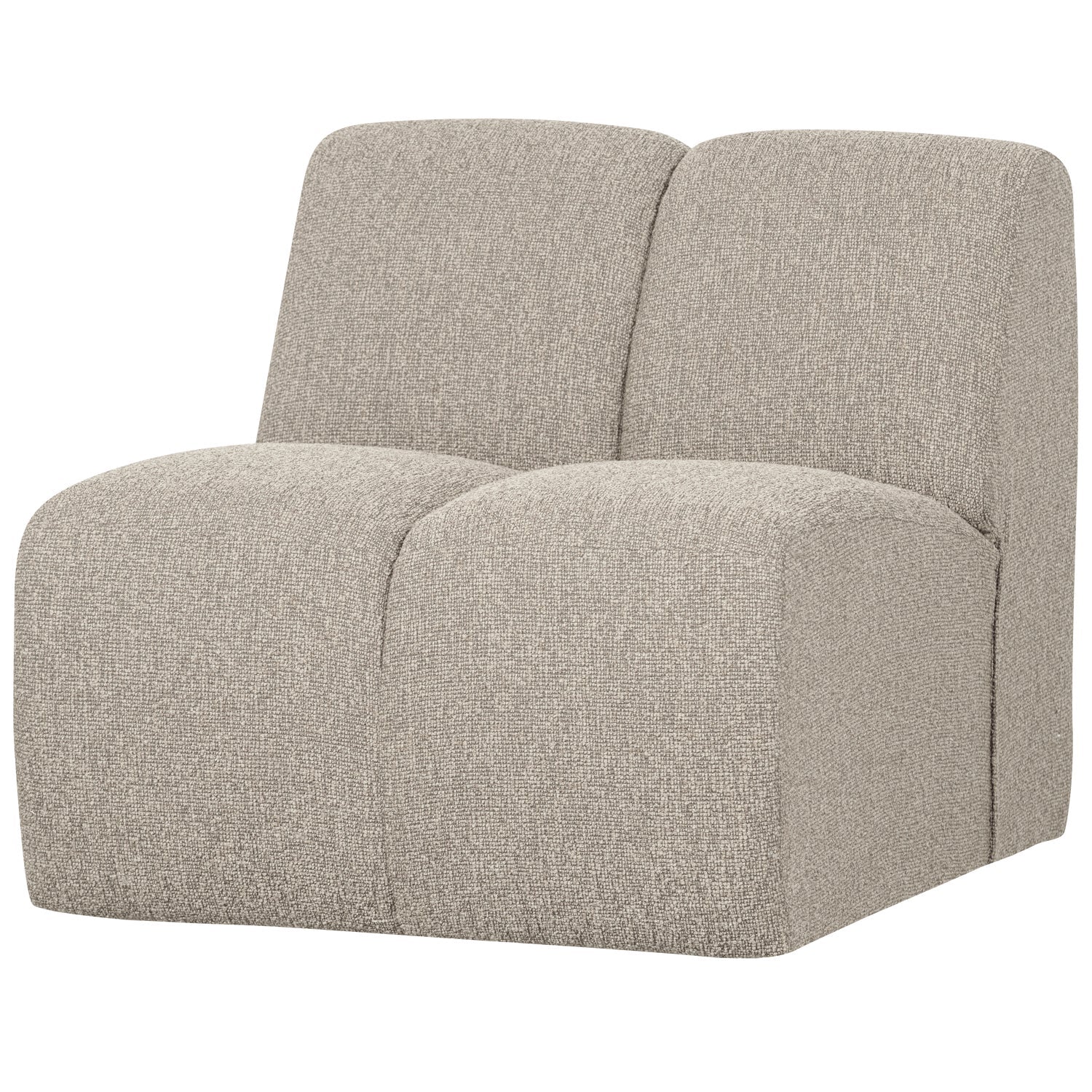 MOJO modular sofa - 1-seater beige mélange bouclé
