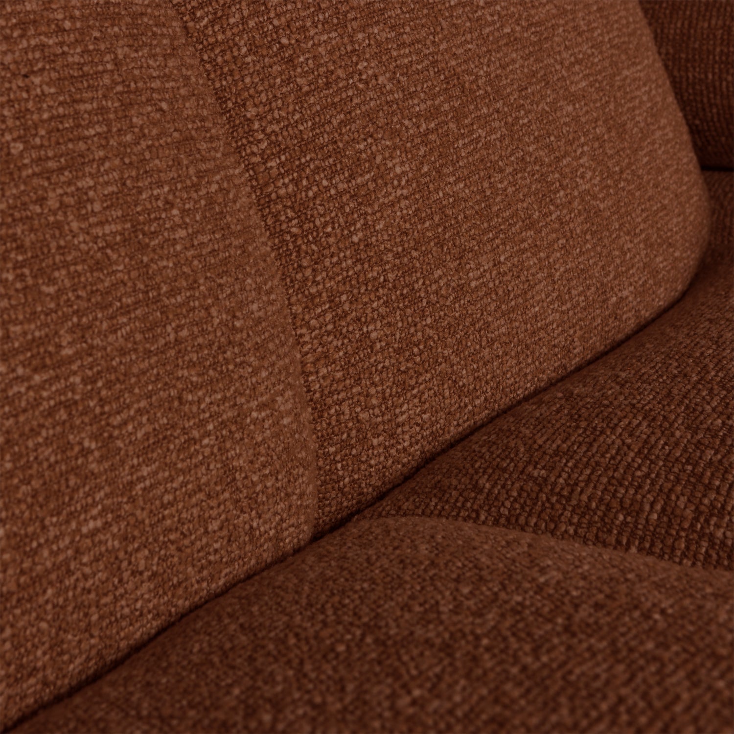 MOJO modular sofa - 1.5-seater right-hand brown bouclé element
