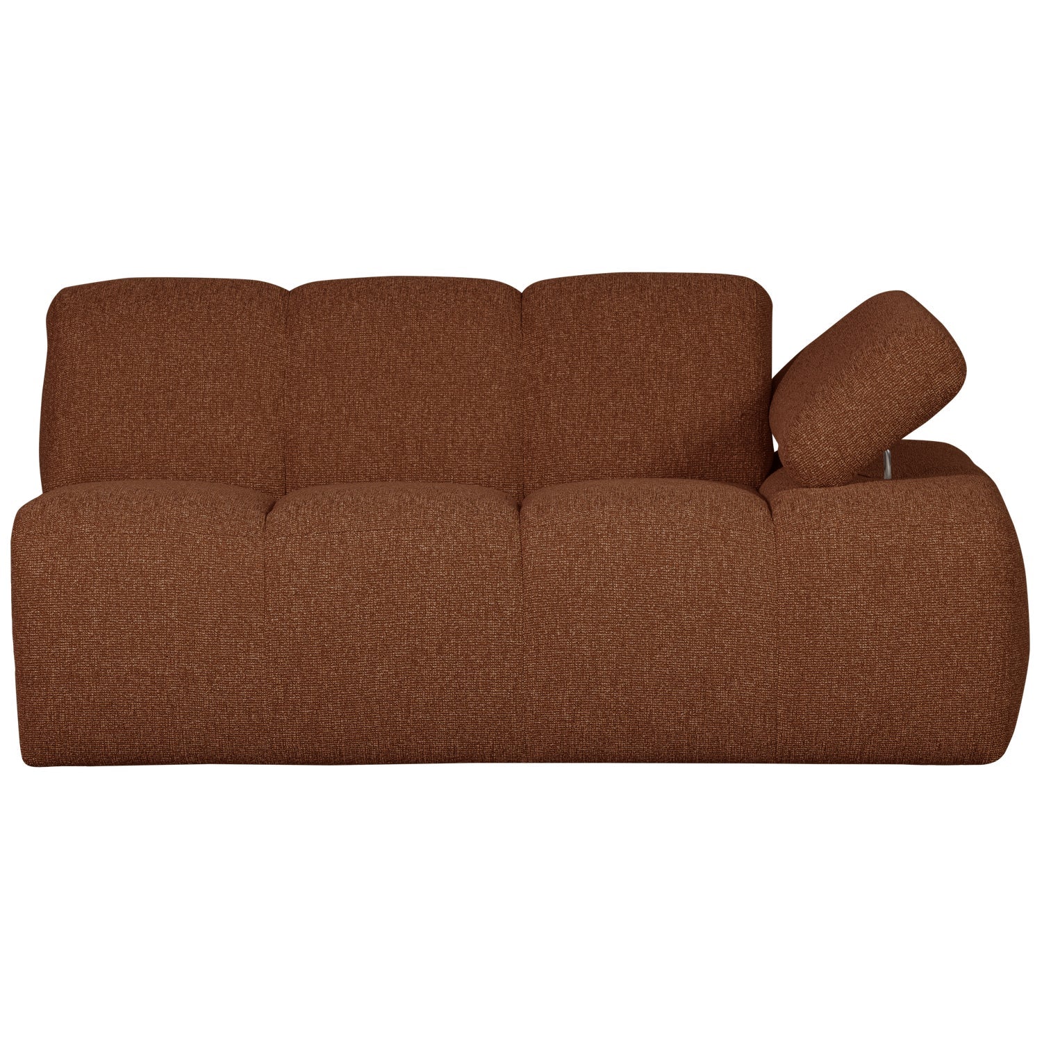 MOJO modular sofa - 1.5-seater right-hand brown bouclé element
