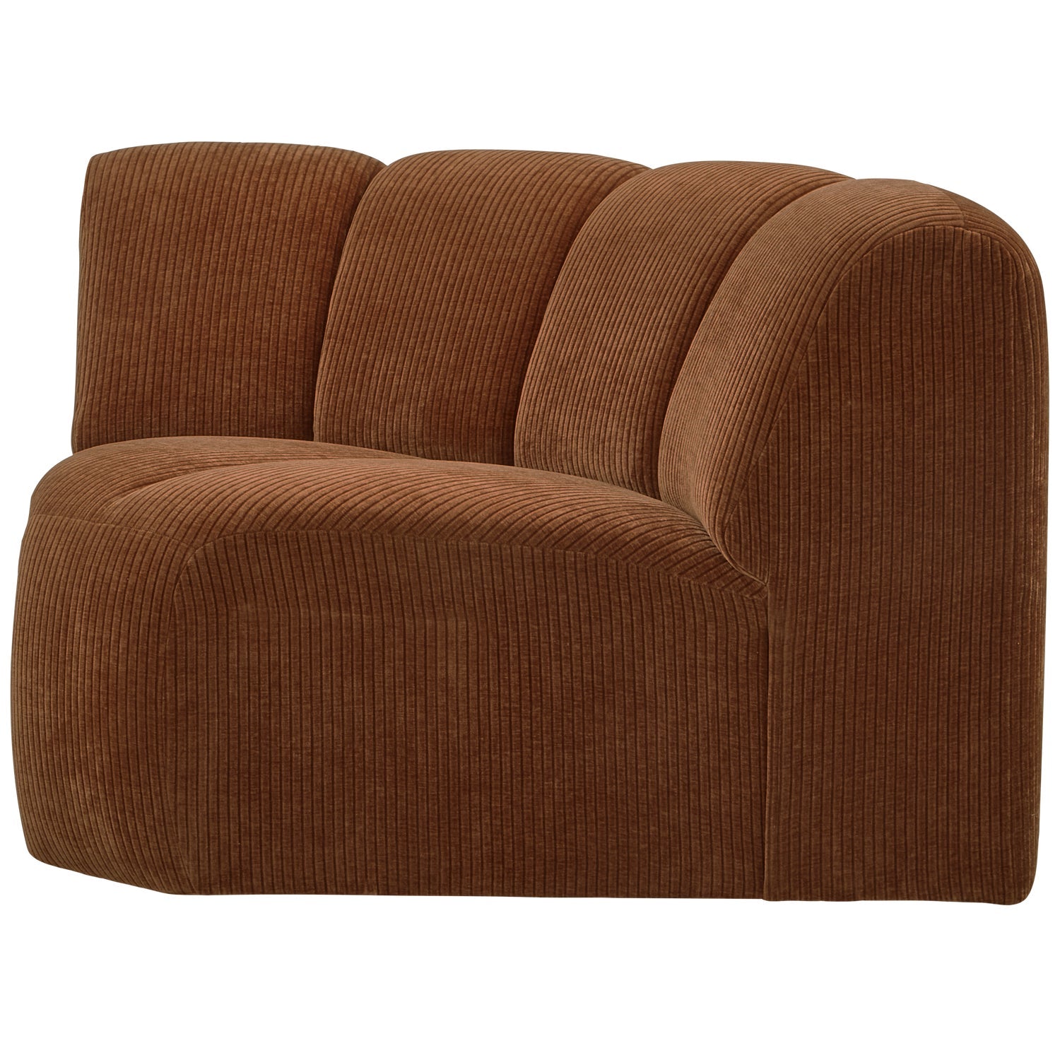 MOJO modular sofa - brown corduroy corner element
