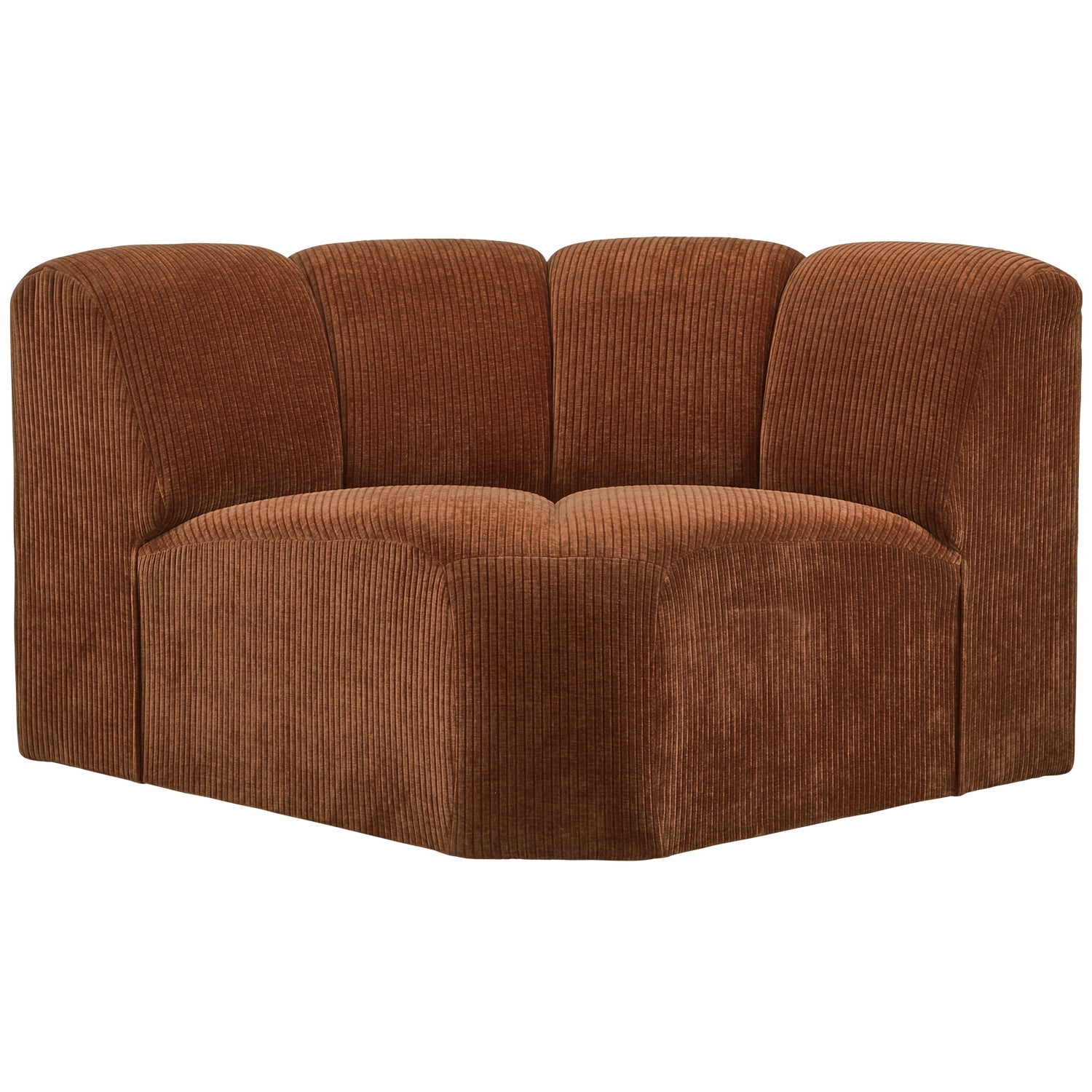 MOJO modular sofa - brown corduroy corner element