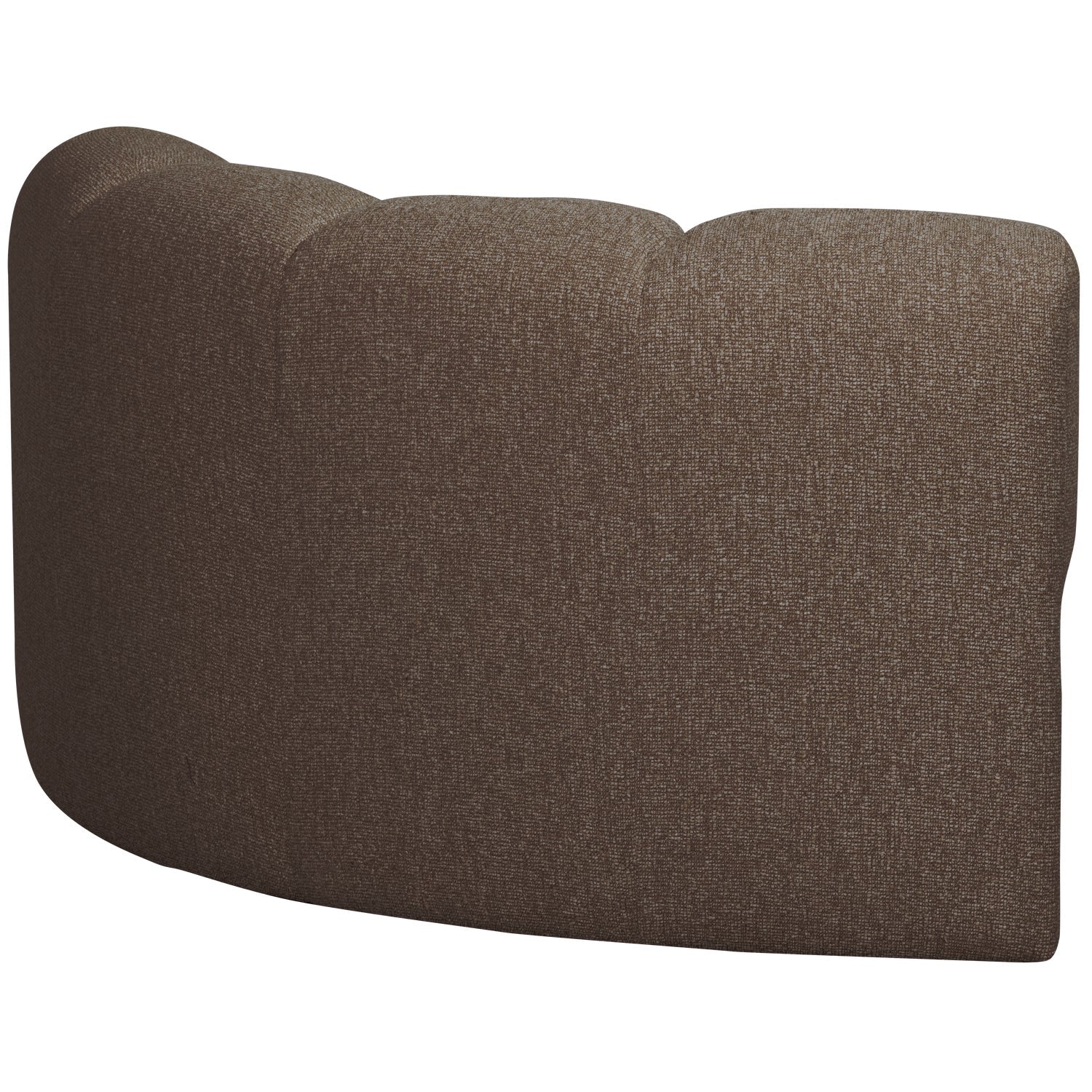 MOJO modular sofa - dark brown bouclé corner element