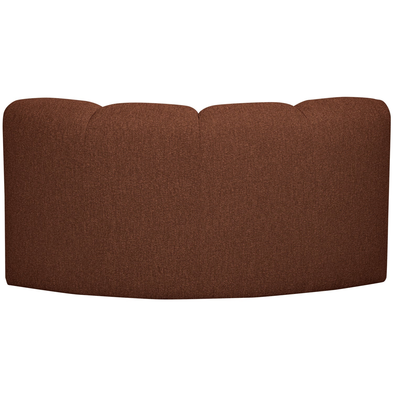 Modulares Sofa MOJO - braunes Bouclé-Eckelement