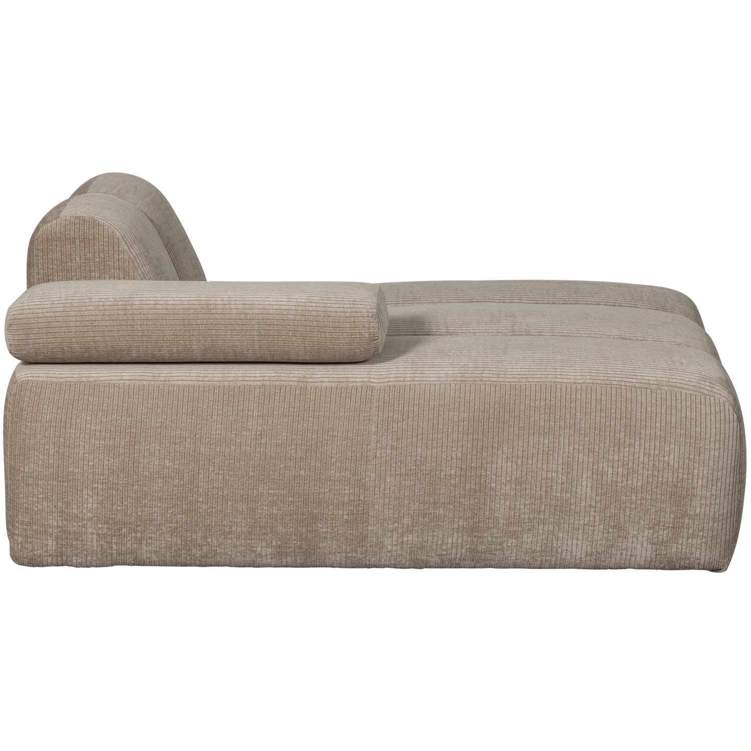 MOJO modular sofa - left-sided chaise longue dark sandy corduroy