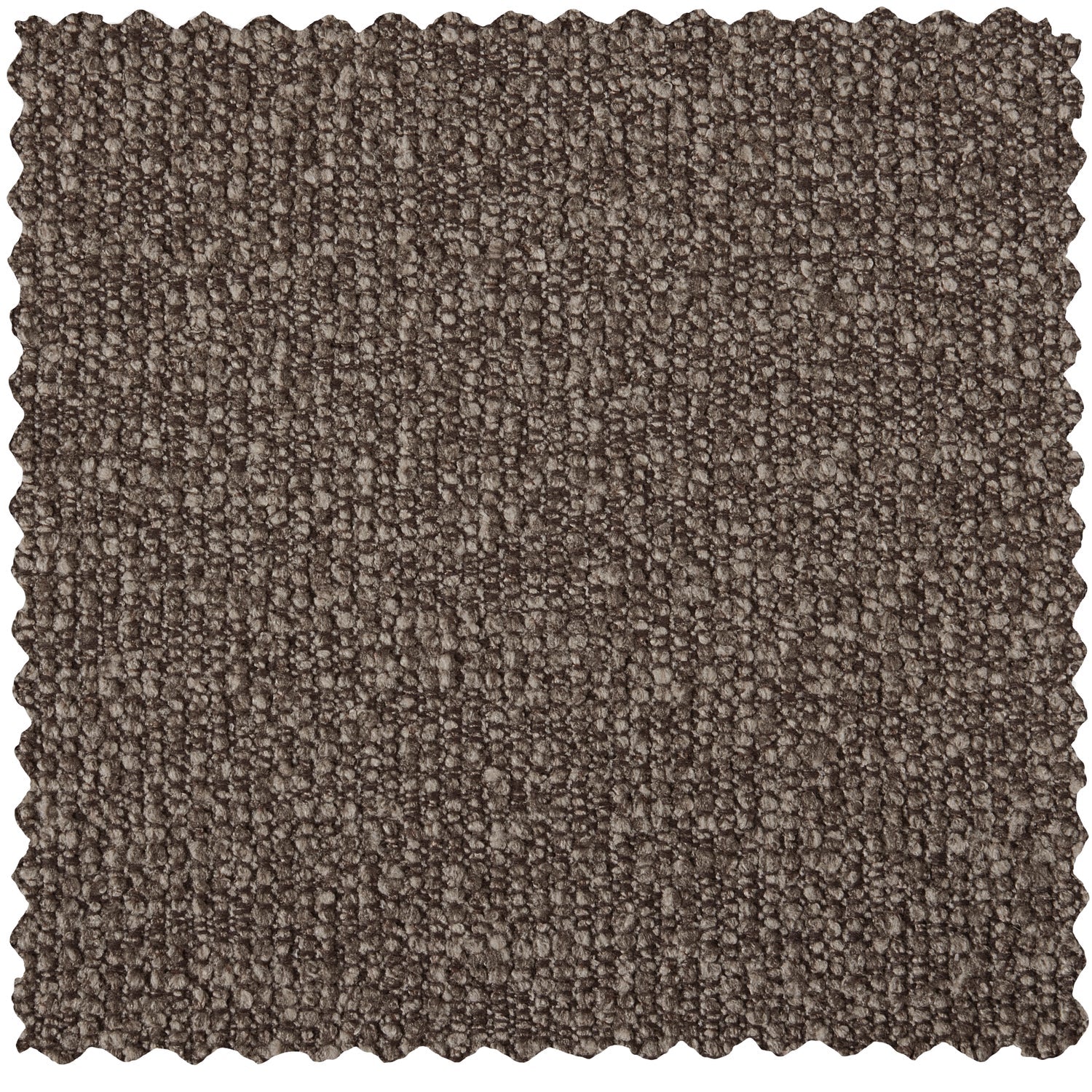 MOJO modular sofa - right-facing chaise longue in dark brown bouclé