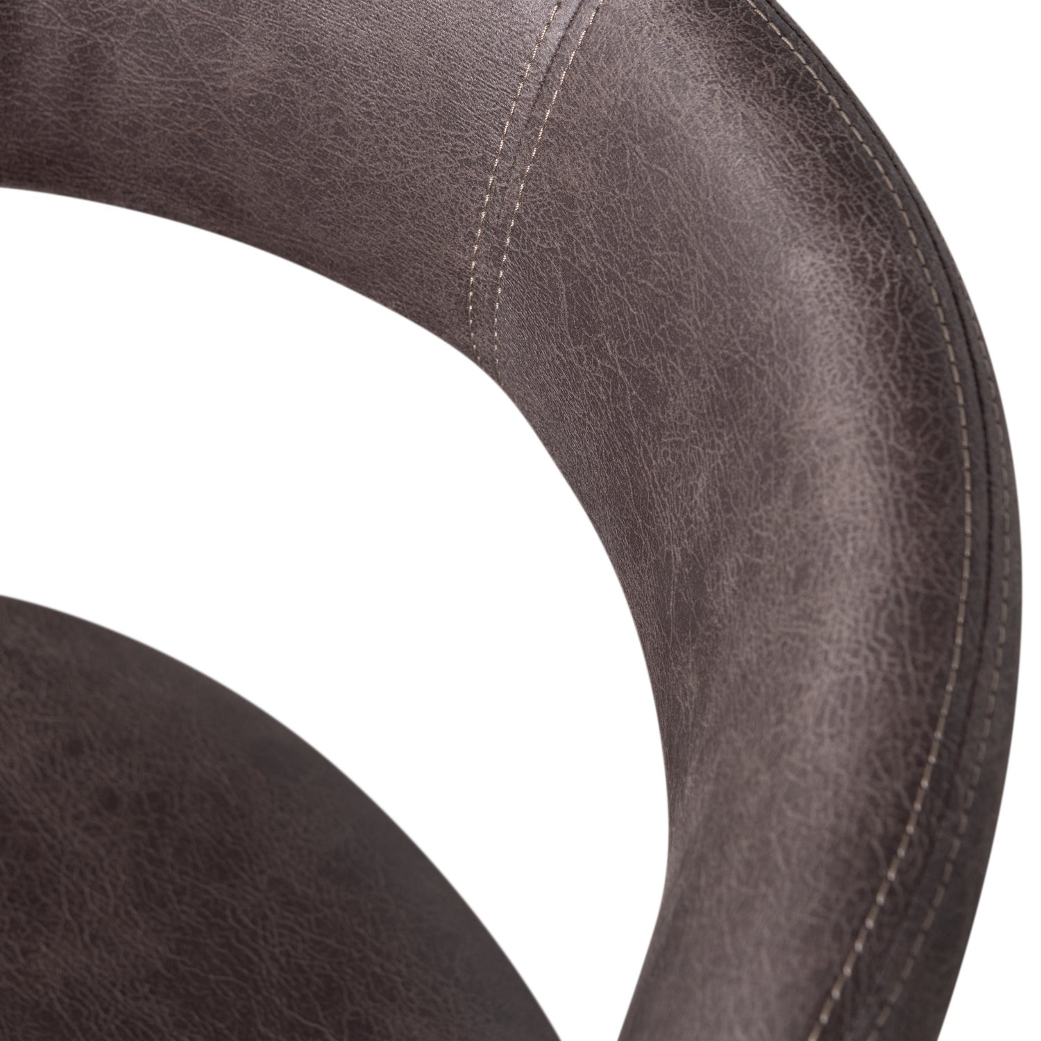 NOBLE Chair Dark Brown Eco-Leather