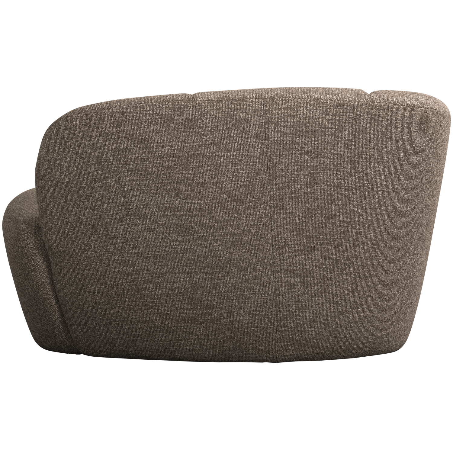 Sofa linksseitig 2-sitzig MOJO braun meliert Boucle