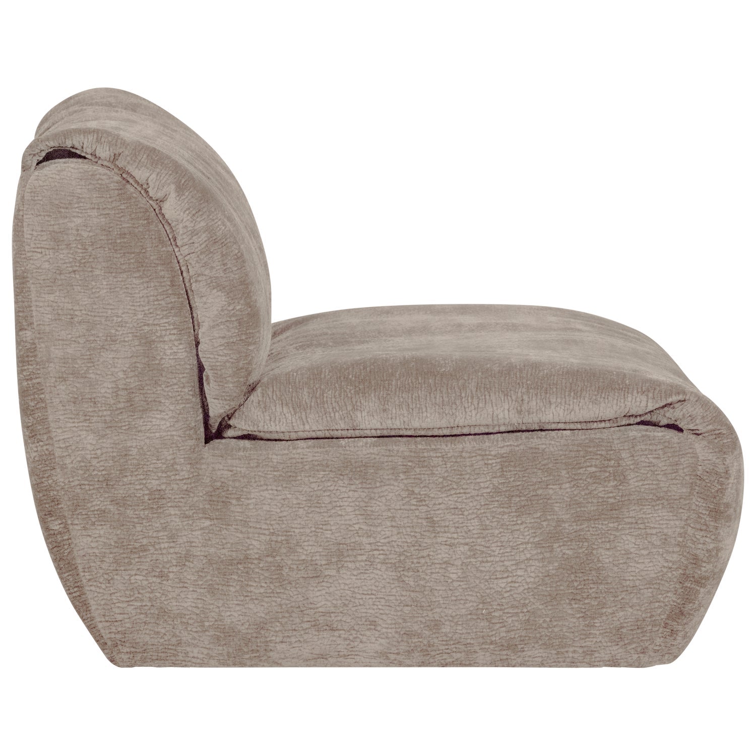 BAGGY modular sofa - sand-colored chenille element
