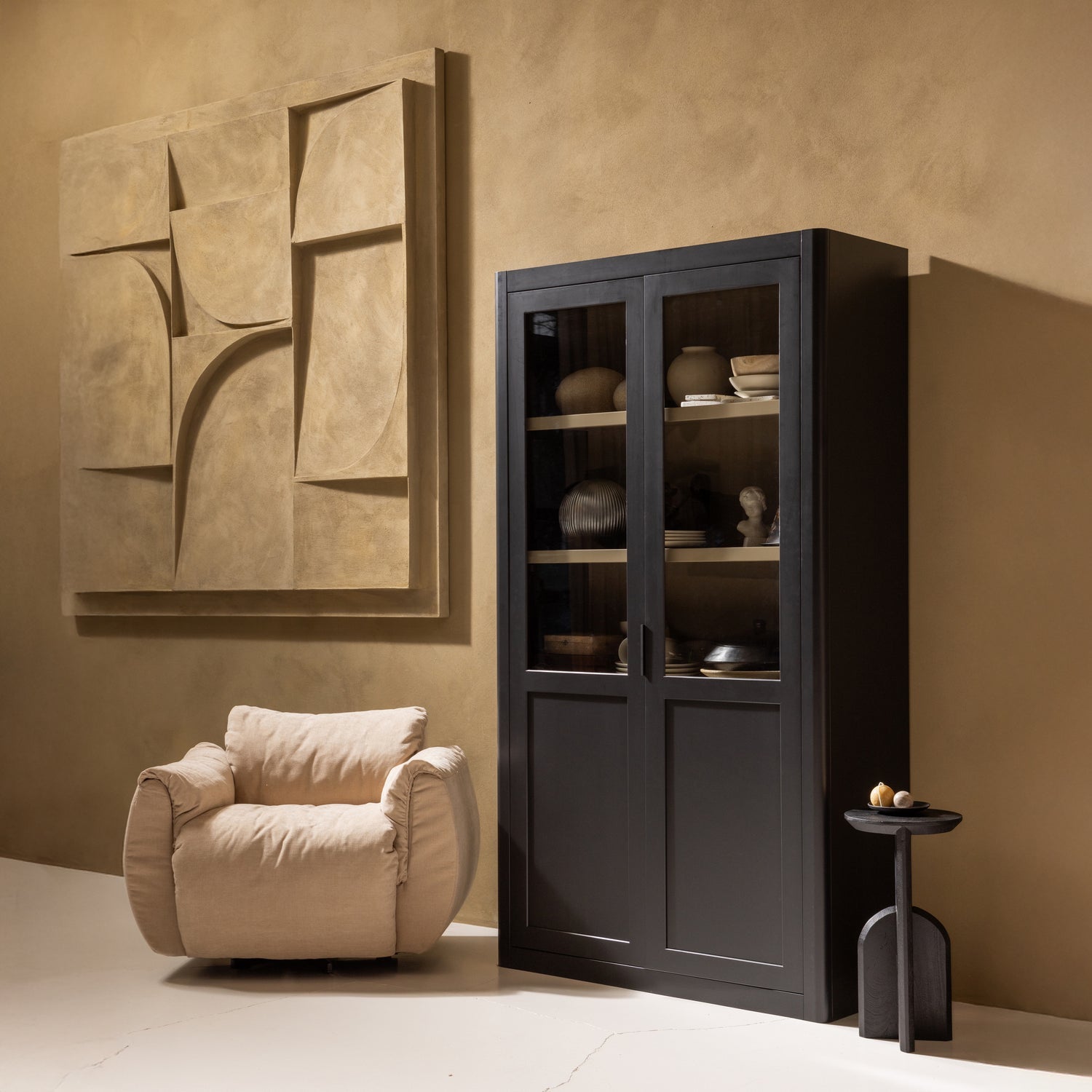 Drehstuhl BAGGY sandfarben