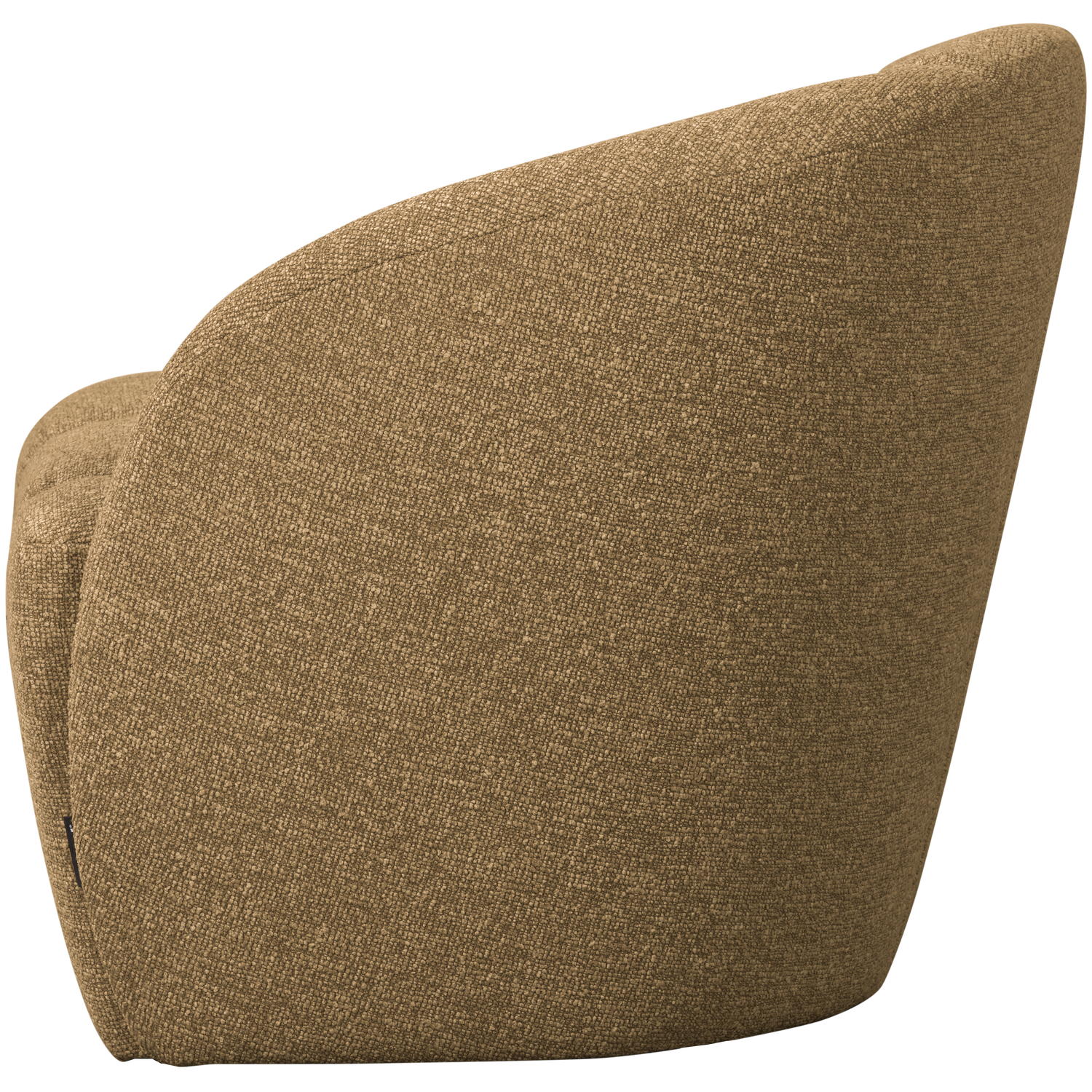 Sofa prawostronna 2-osobowa MOJO miodowy melanż boucle – Woood