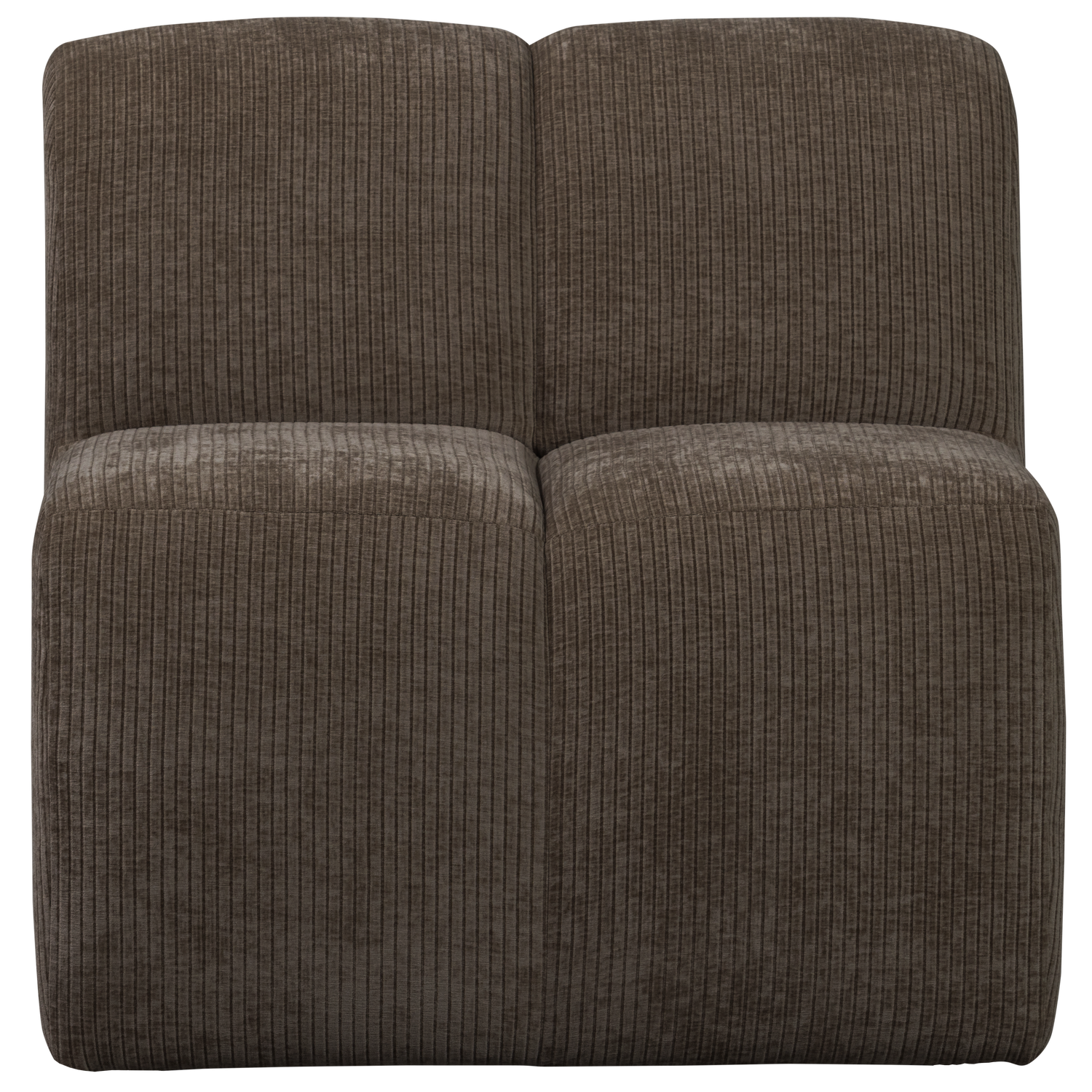 Fotel / moduł MOJO BENCH brązowy sztruks – Woood