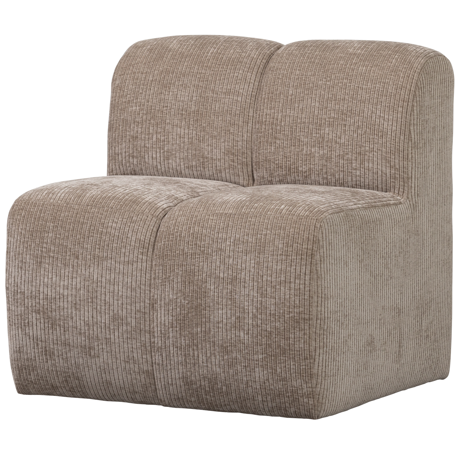 Fotel / moduł MOJO BENCH piaskowy sztruks – Woood