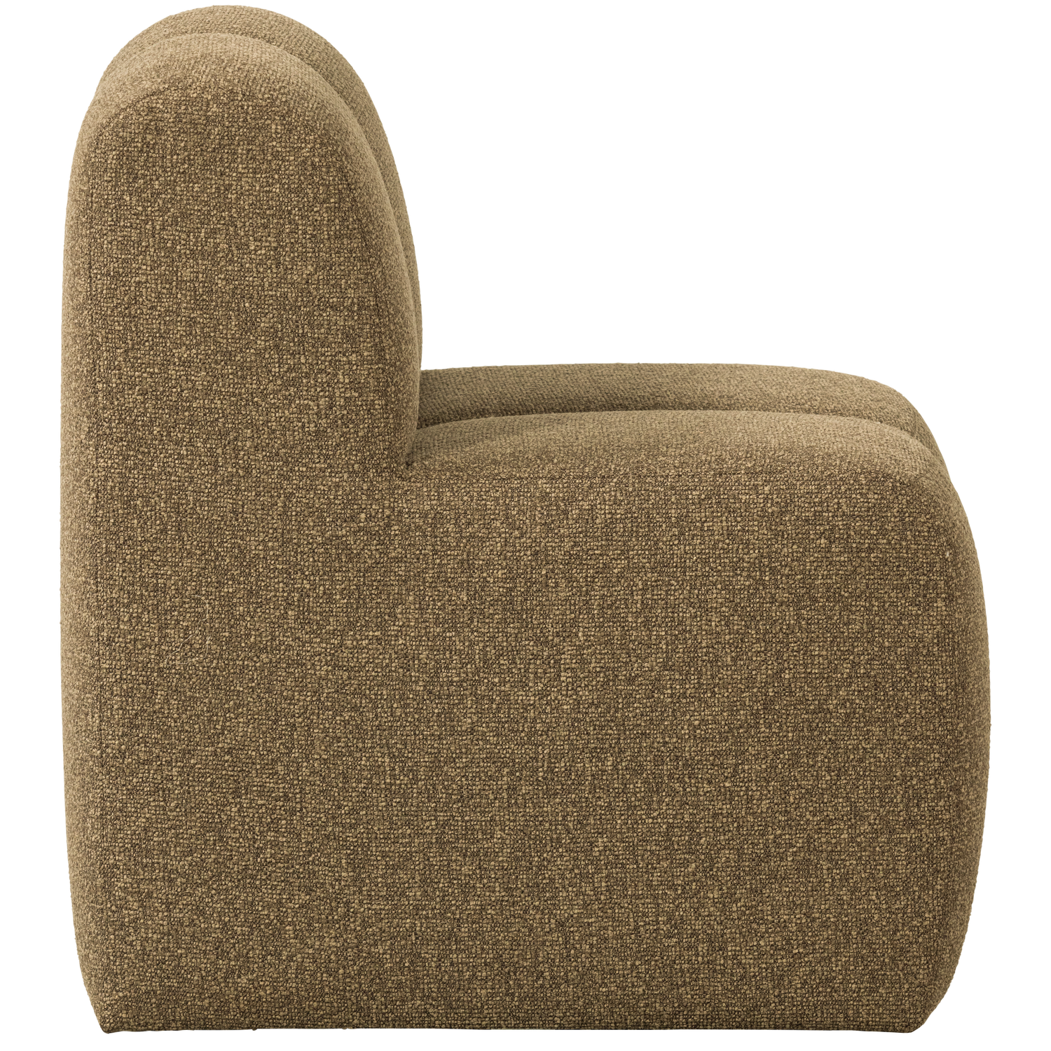 Fotel / moduł MOJO BENCH miodowy melanż boucle – Woood