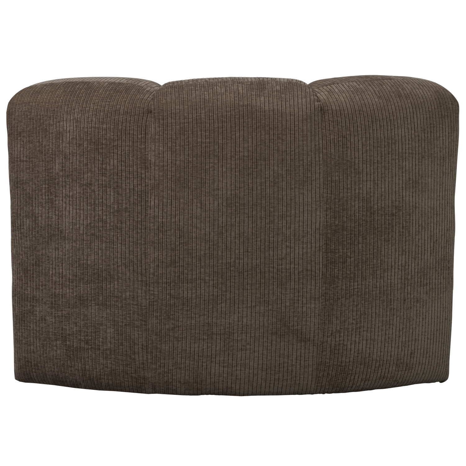 Sofa modułowa MOJO BENCH - element narożny brązowy sztruks – Woood