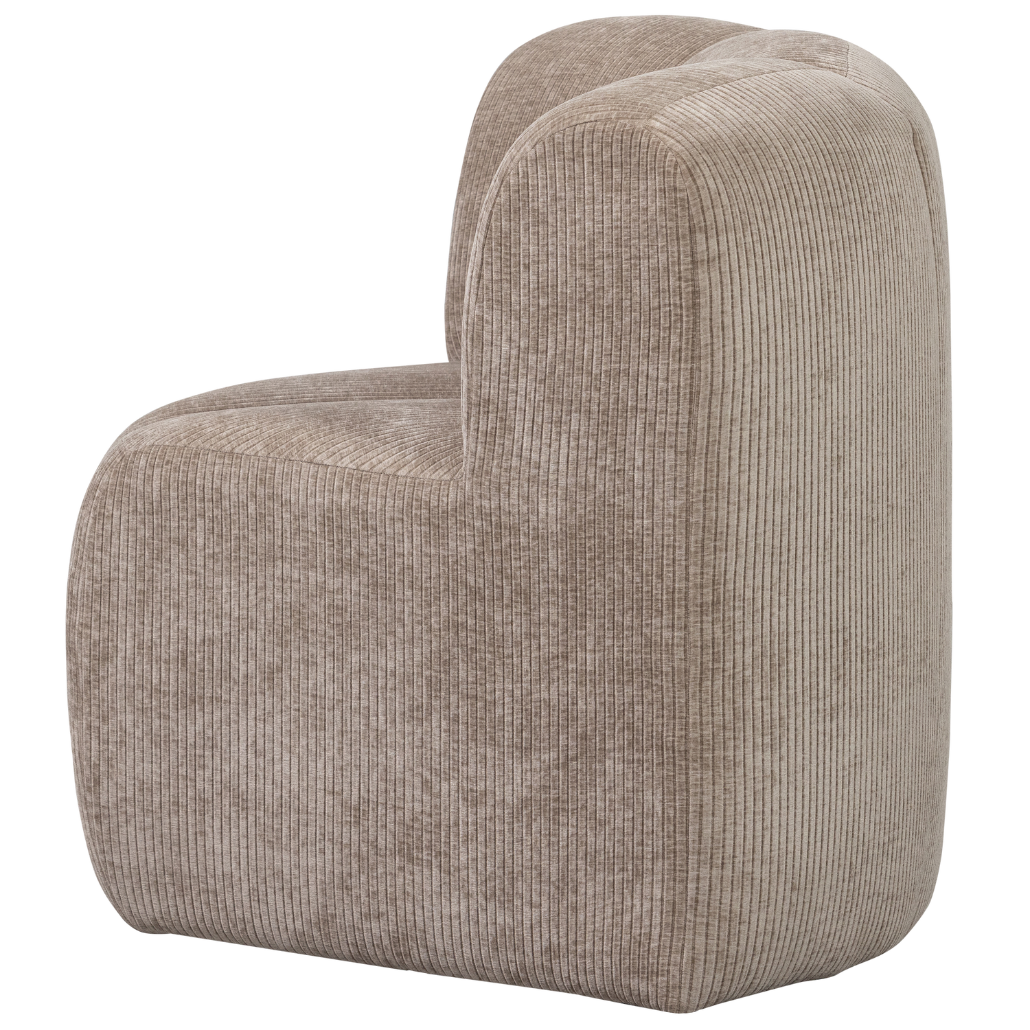 Sofa modułowa MOJO BENCH - element narożny piaskowy sztruks – Woood