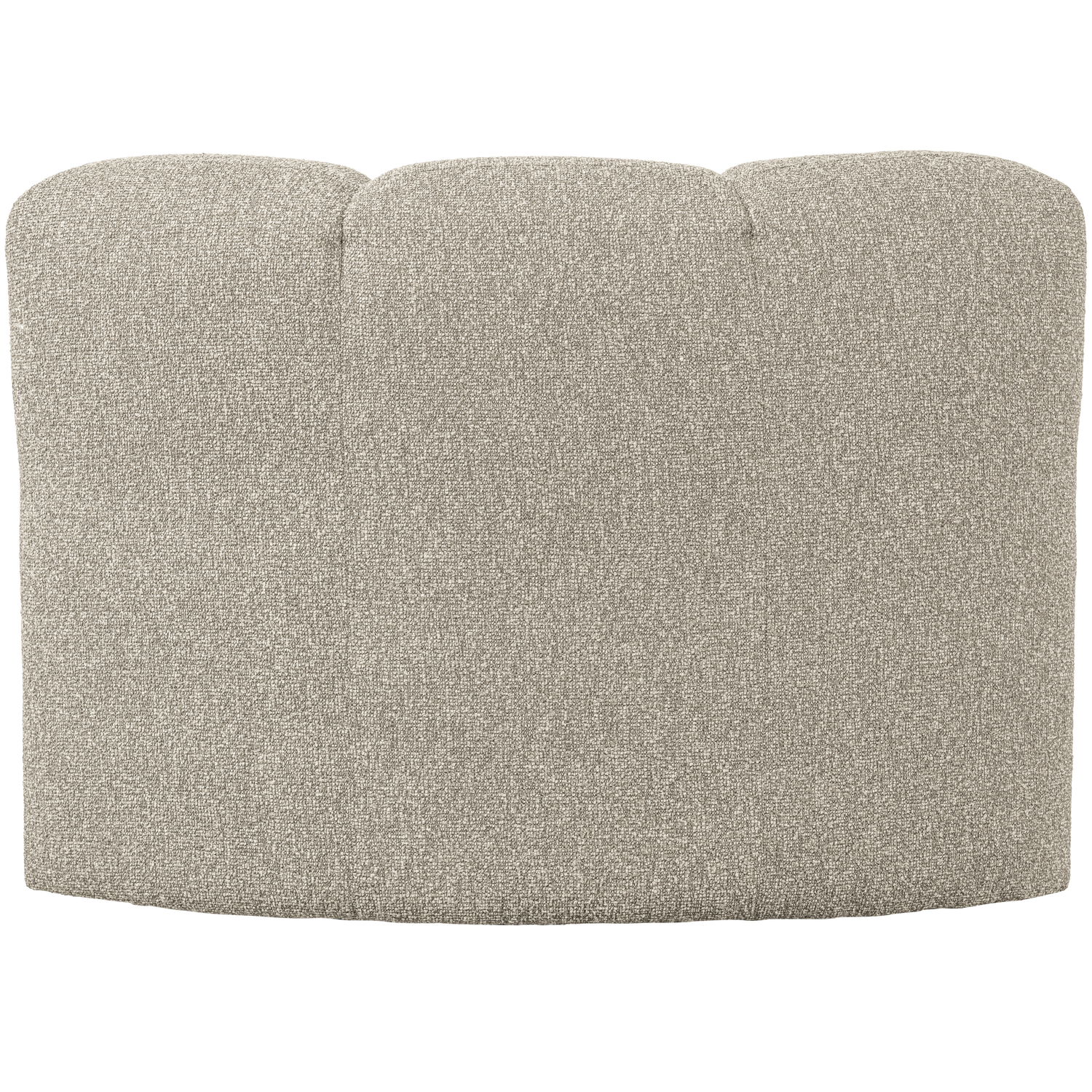 Sofa modułowa MOJO BENCH - element narożny beżowy melanż boucle – Woood