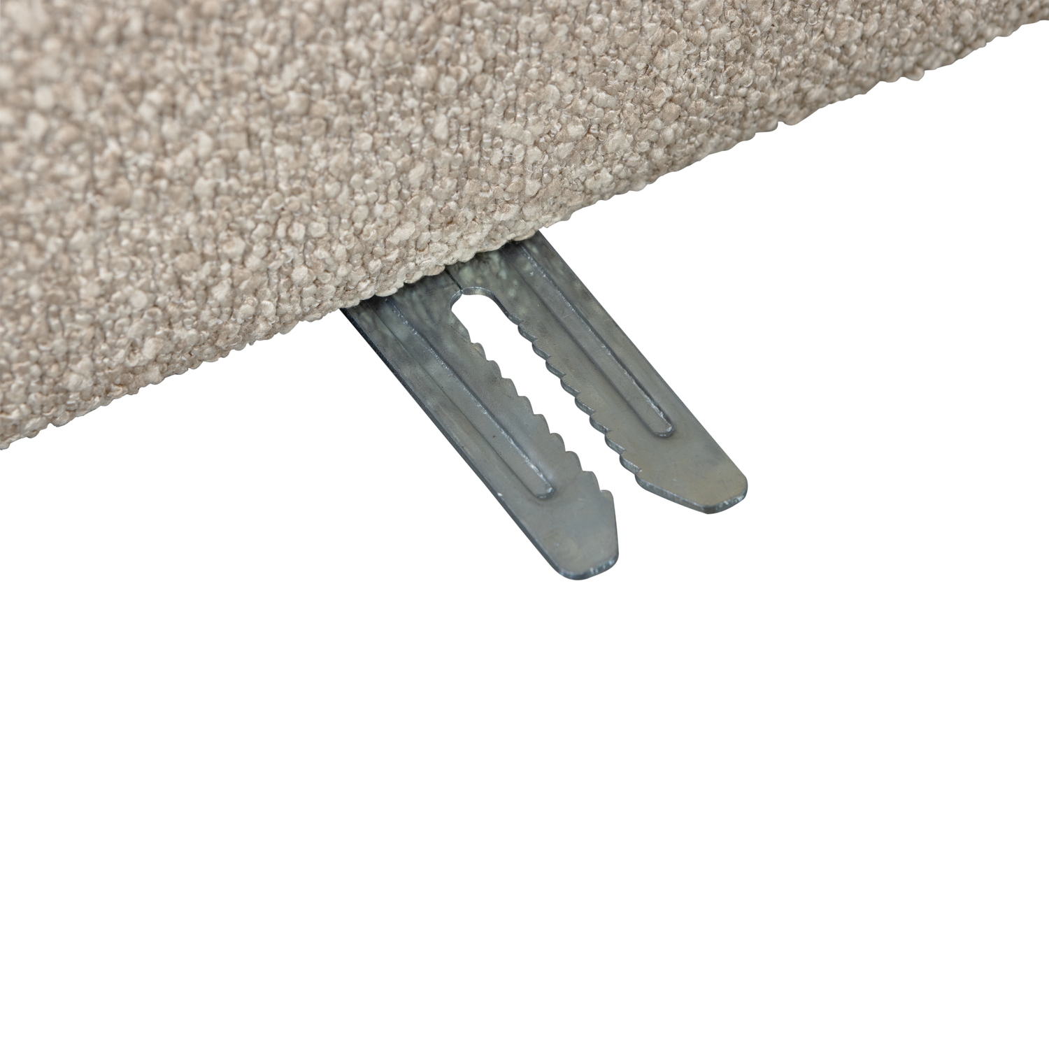 Sofa LAZY - moduł końcowy prawostronny piaskowy bouclé – Woood