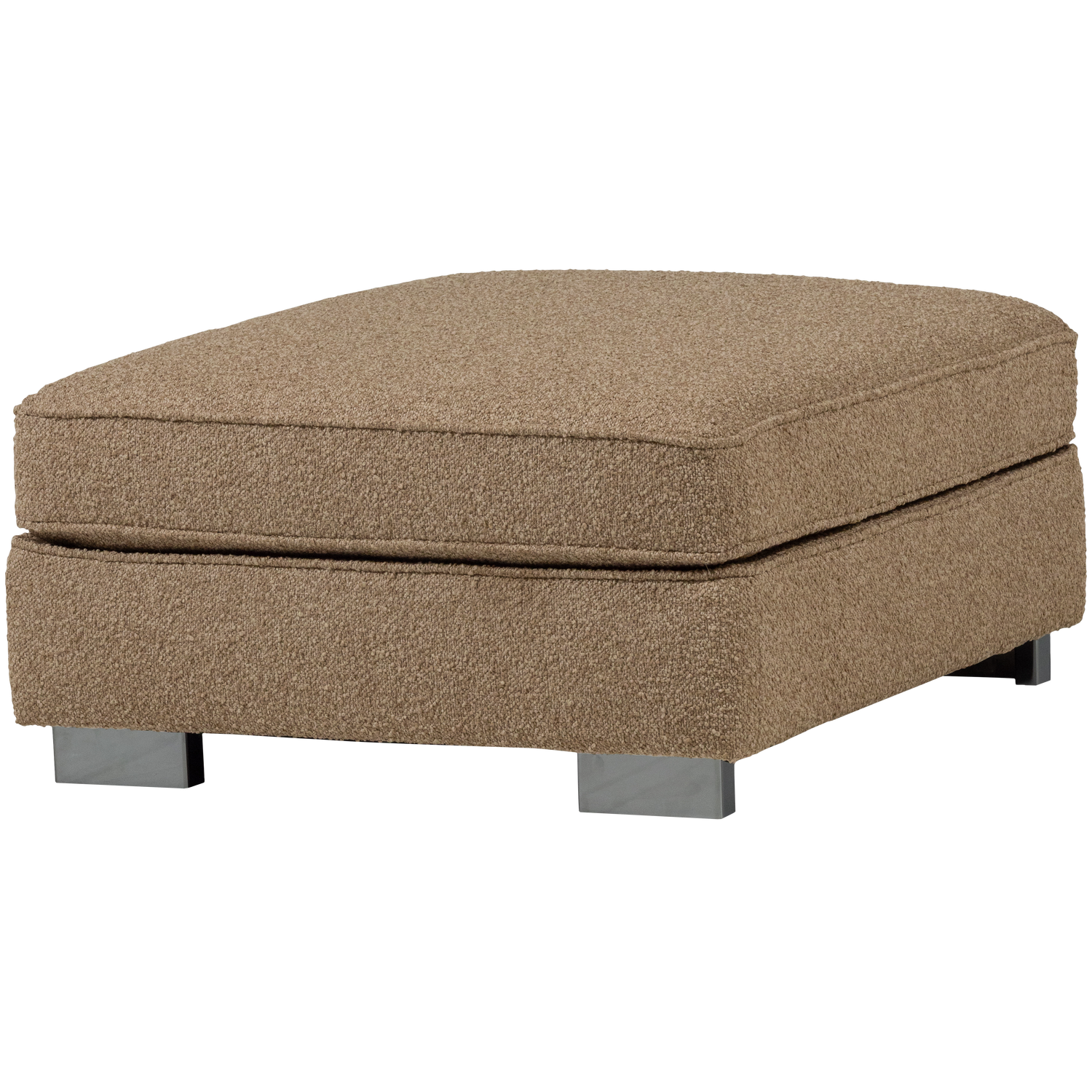 Puff LAZY braun Bouclé