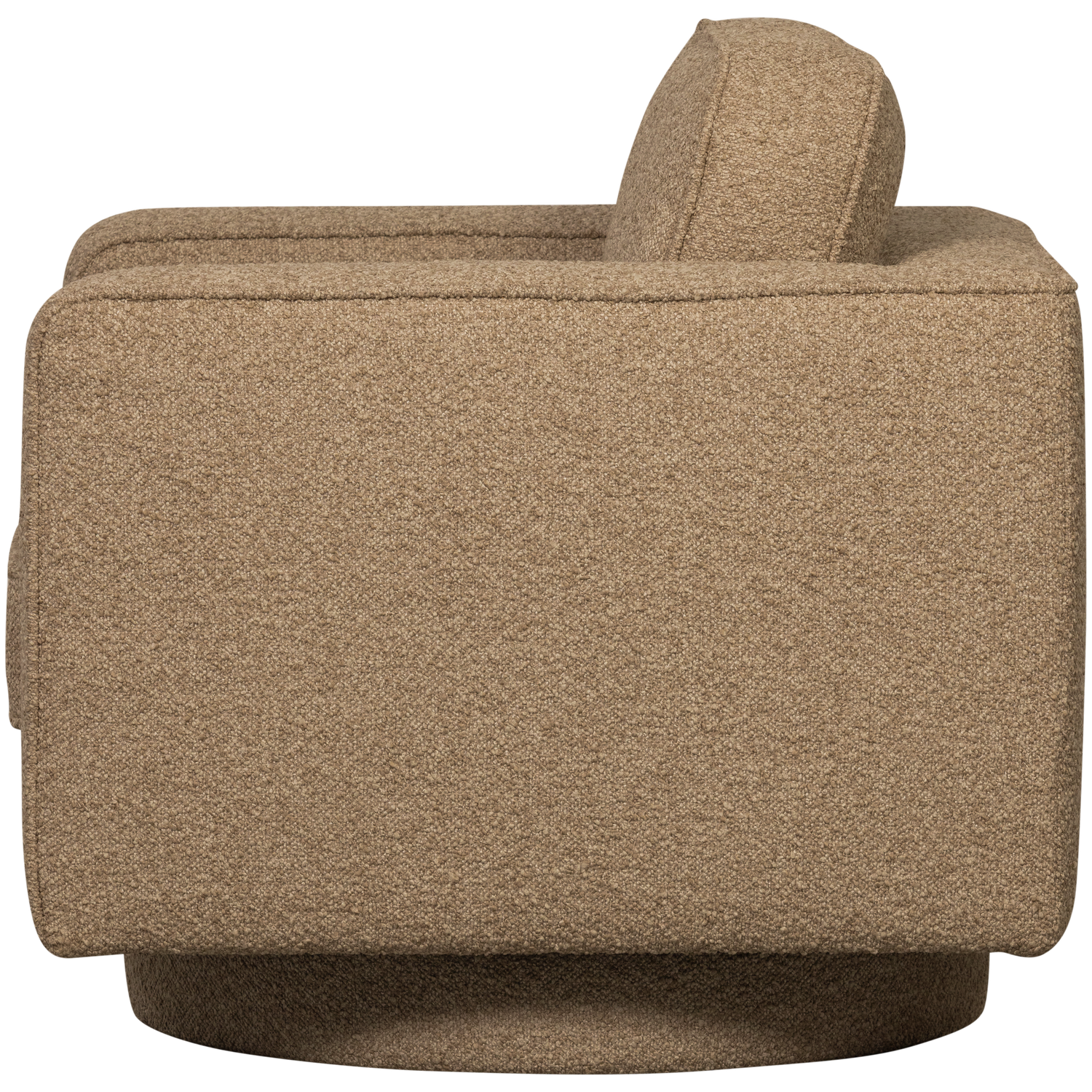 Drehstuhl LAZY braun Bouclé