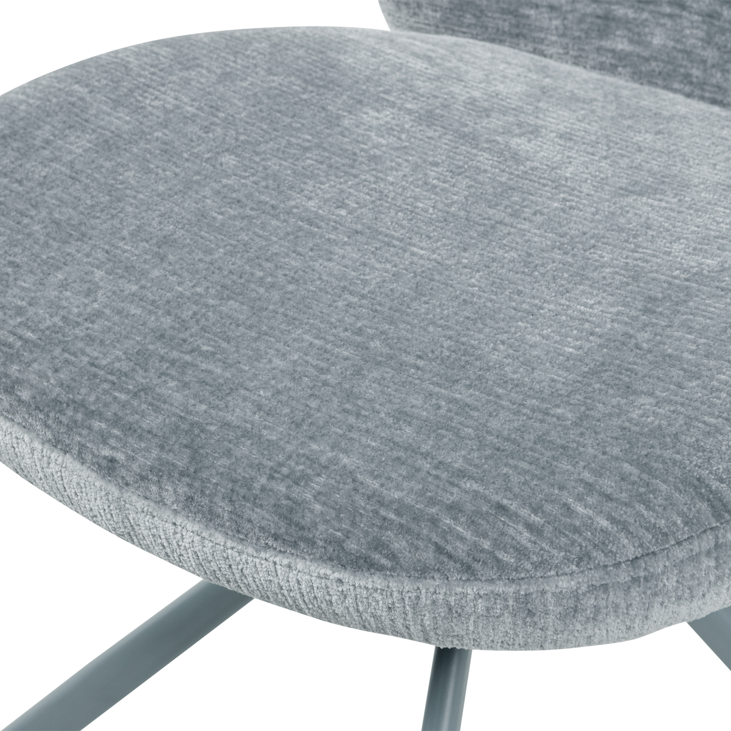 Drehstuhl FEMKE himmelblaues Chenille