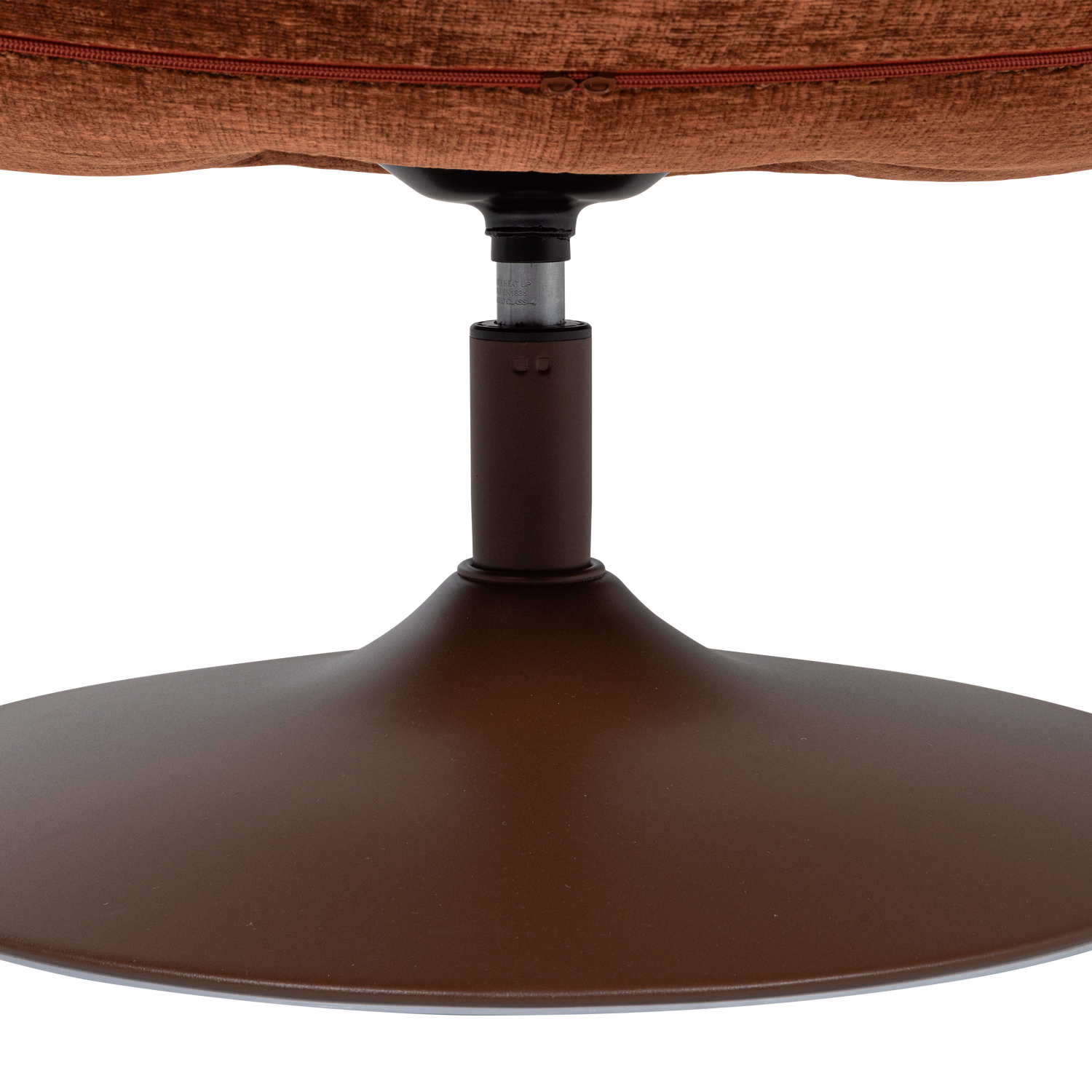 Fotel obrotowy ELVI ceglany – Woood