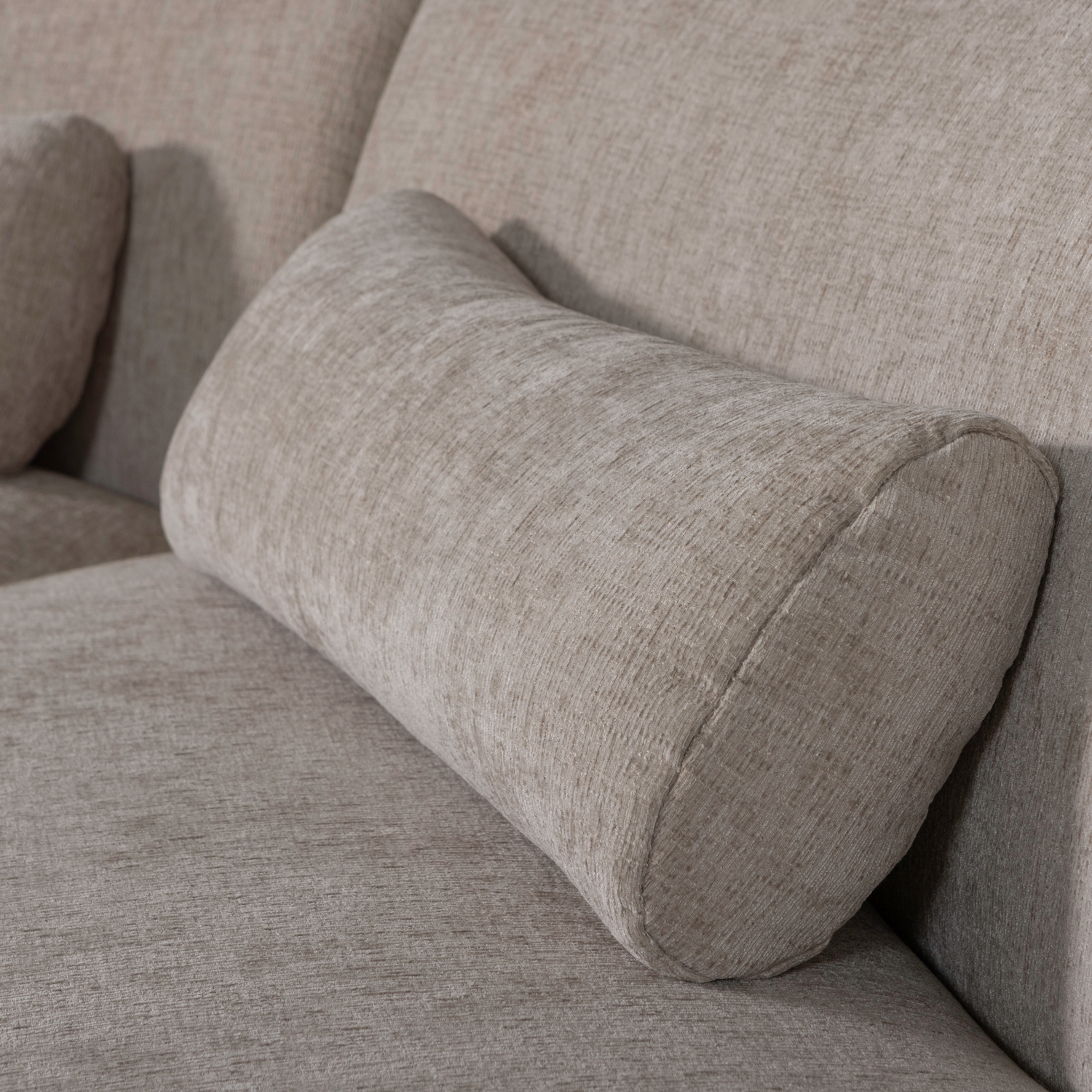 Sofa półokrągła 4-osobowa BATAVIER piaskowy – Woood