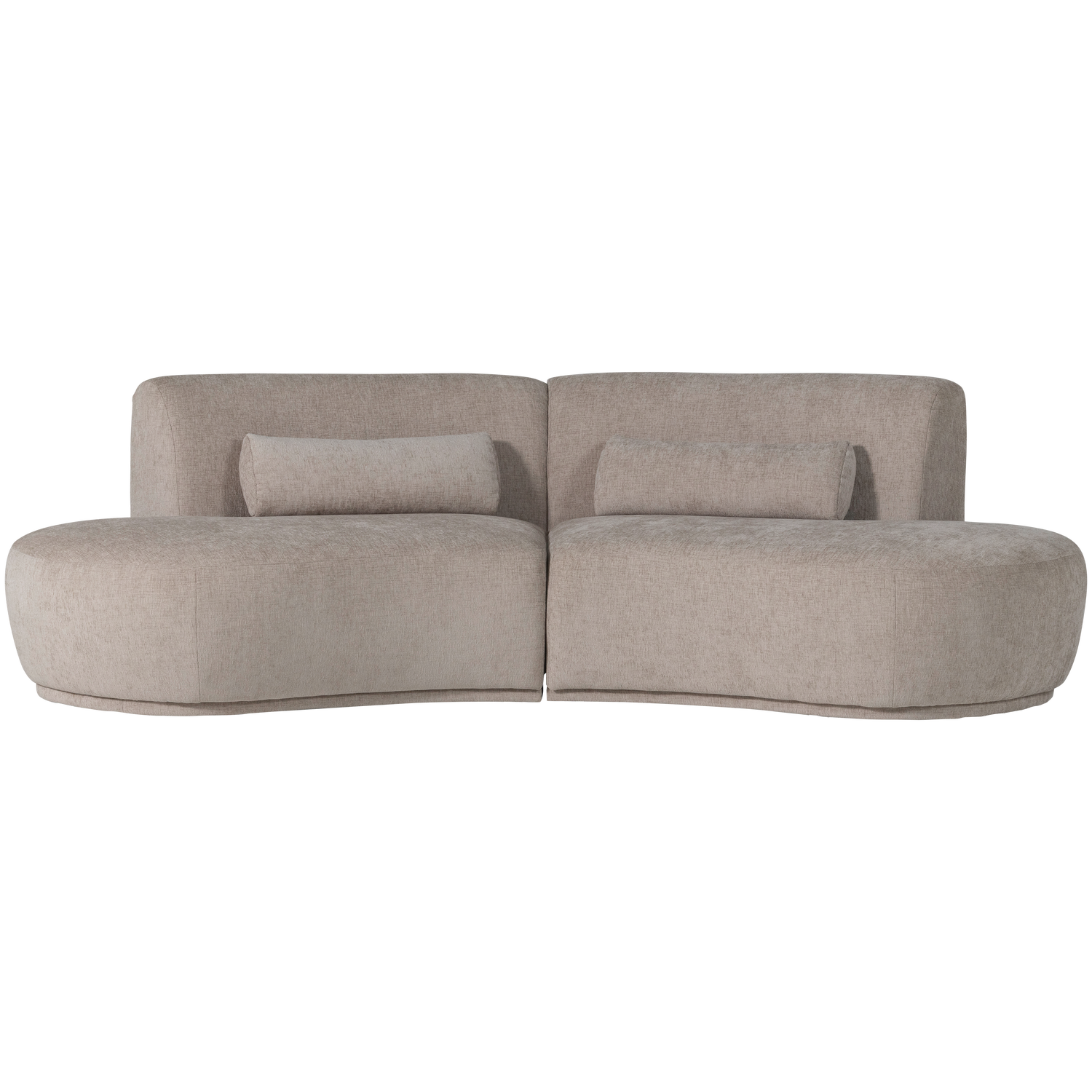 Sofa półokrągła 4-osobowa BATAVIER piaskowy – Woood