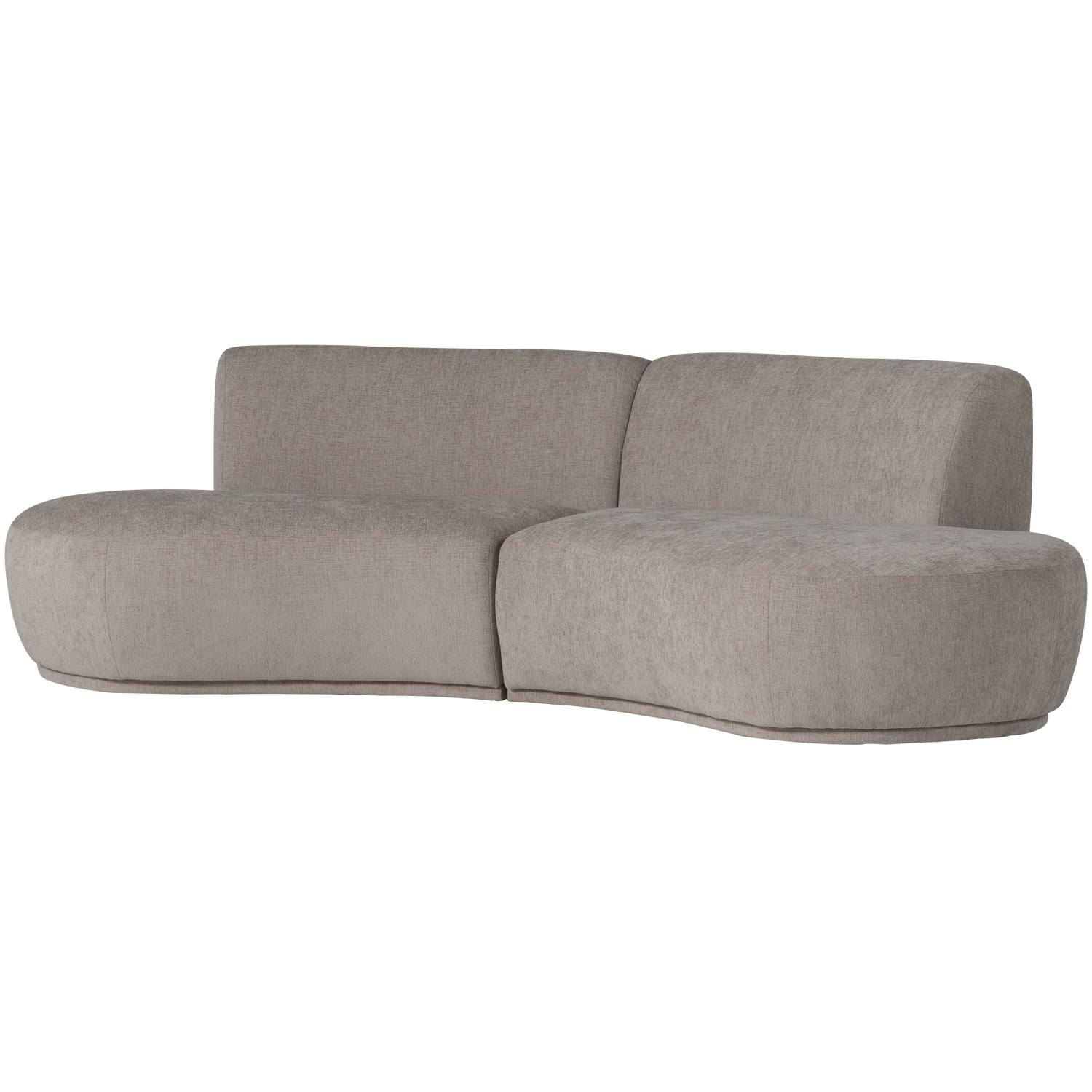 Sofa półokrągła 4-osobowa BATAVIER piaskowy – Woood