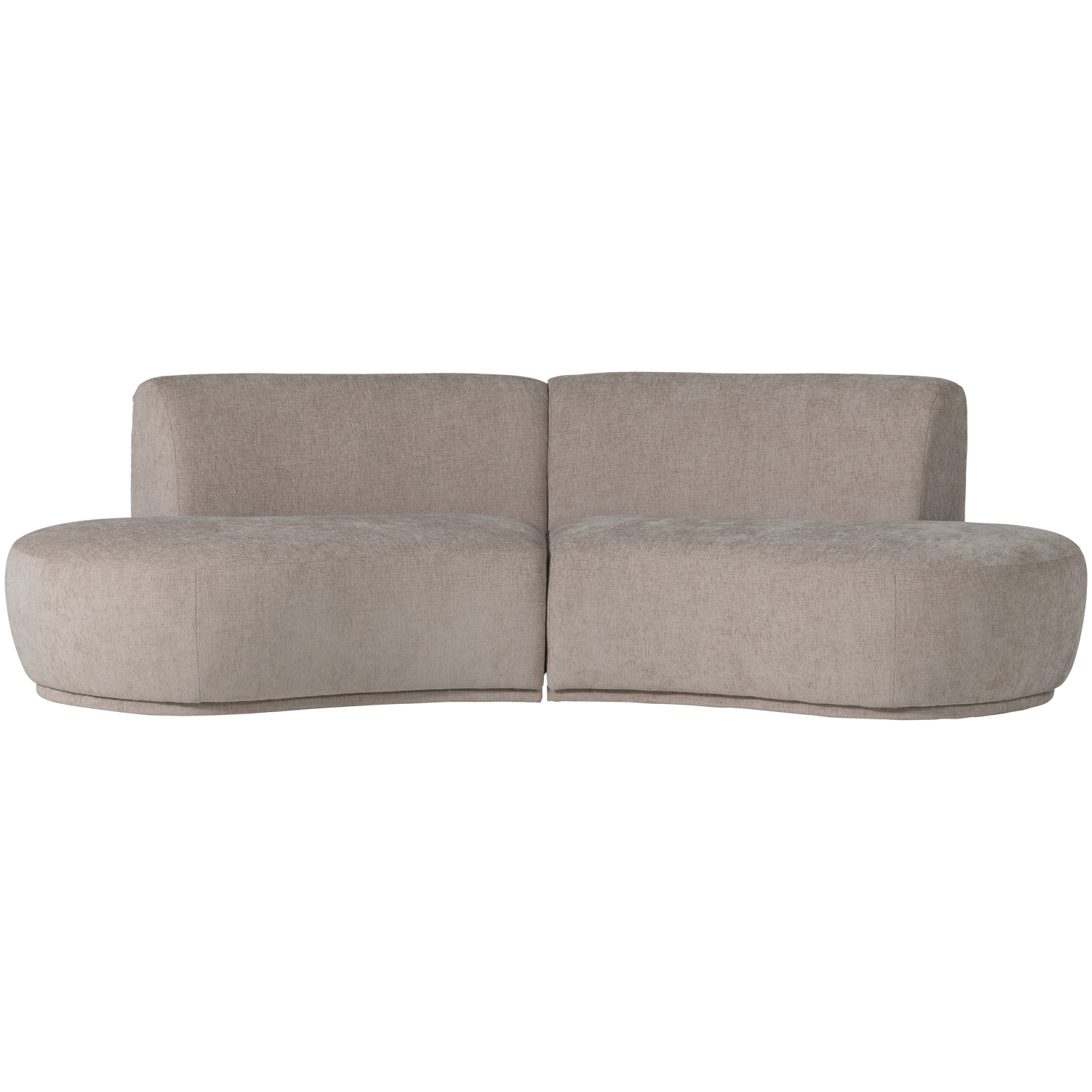 Sofa półokrągła 4-osobowa BATAVIER piaskowy – Woood
