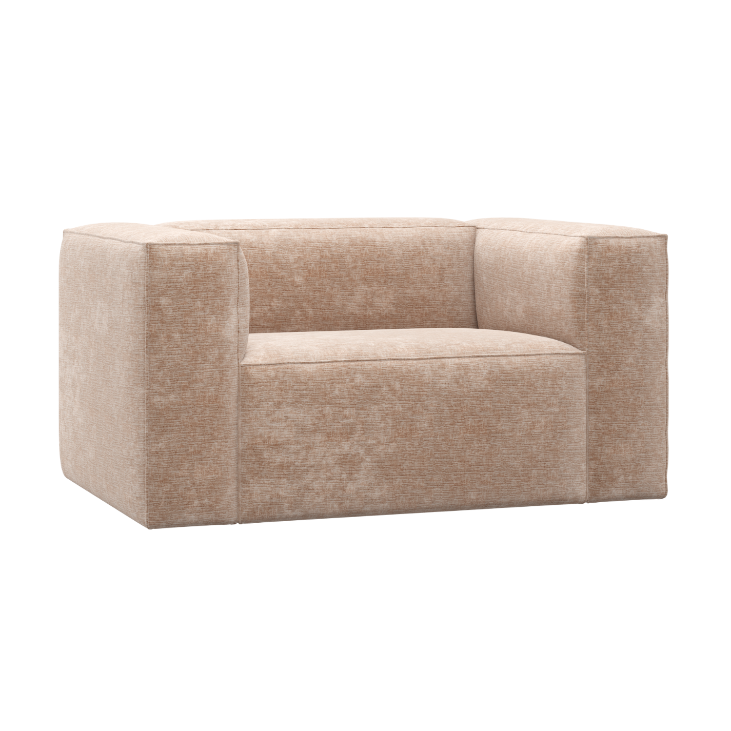 Sessel BEAN hellbeige Chenille