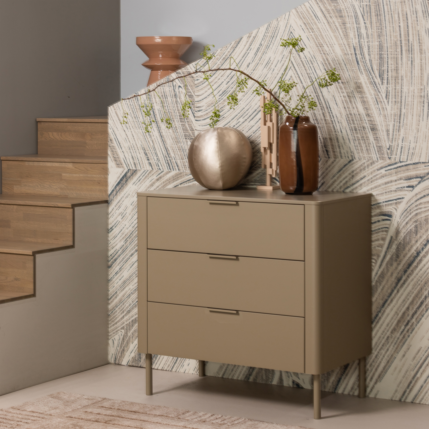 Kommode mit Schubladen GUNNAR beige