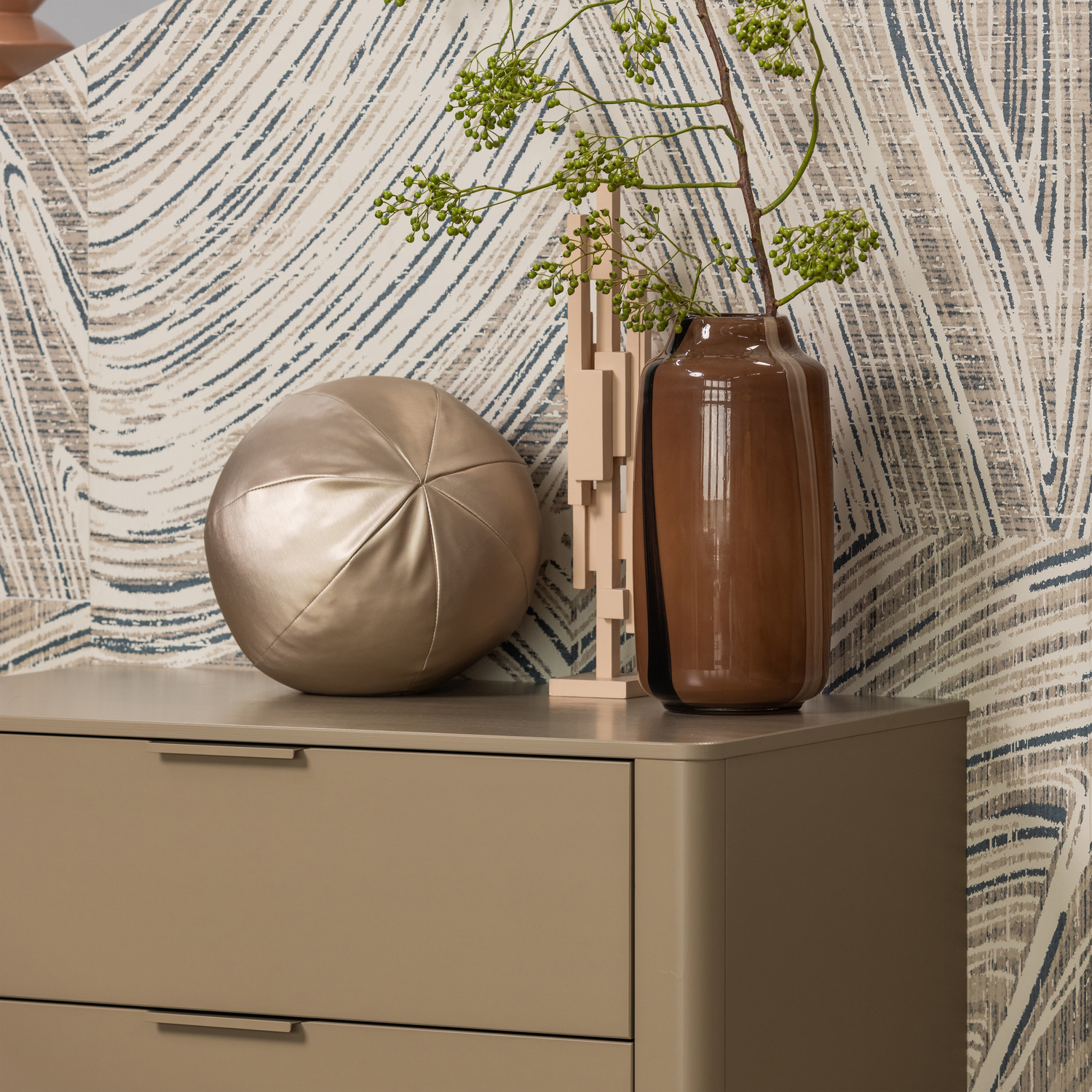 Kommode mit Schubladen GUNNAR beige