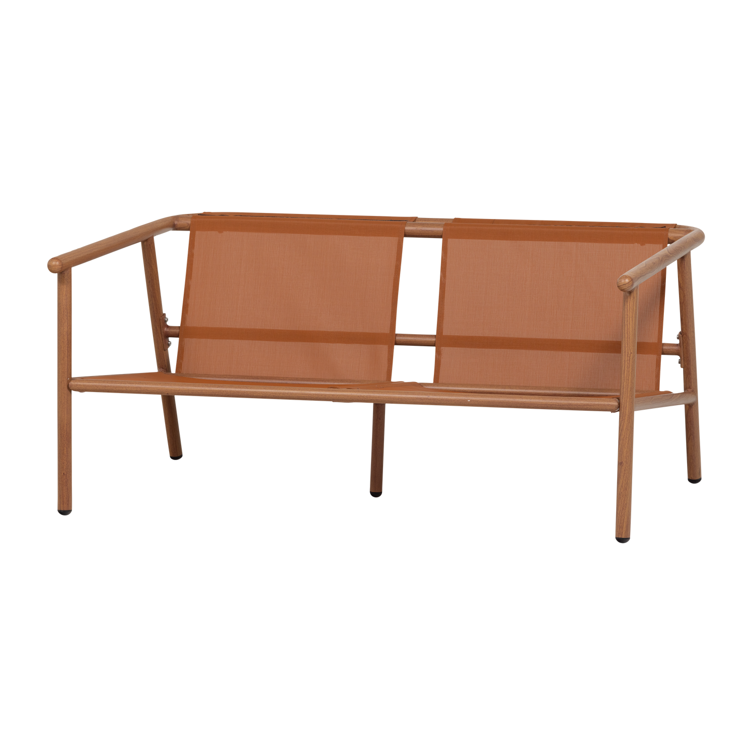 Zweisitzer Garten-Sofa CAVERO ziegelrot