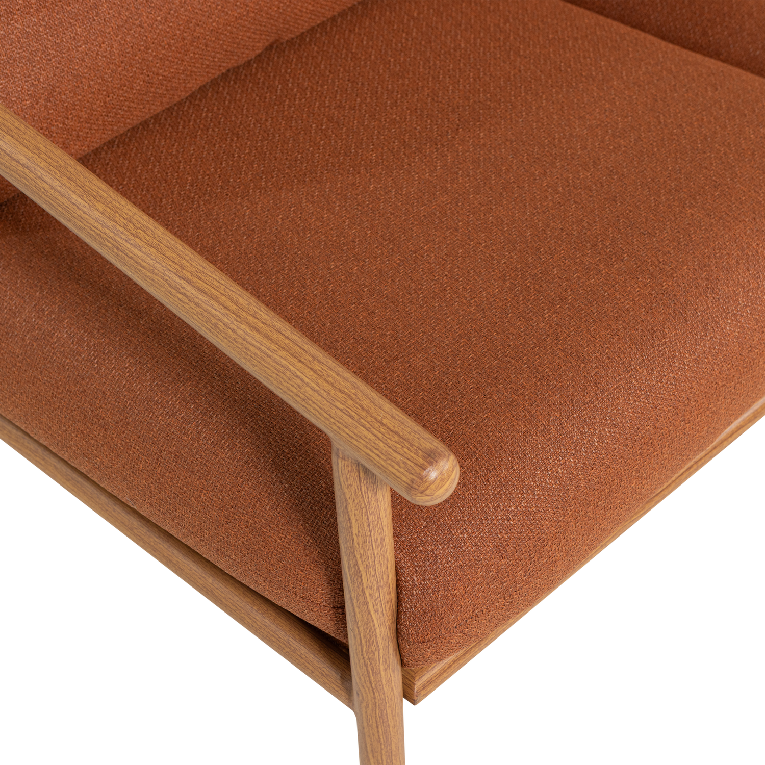 Symmetrical Garden Corner Sofa CAVERO Brick