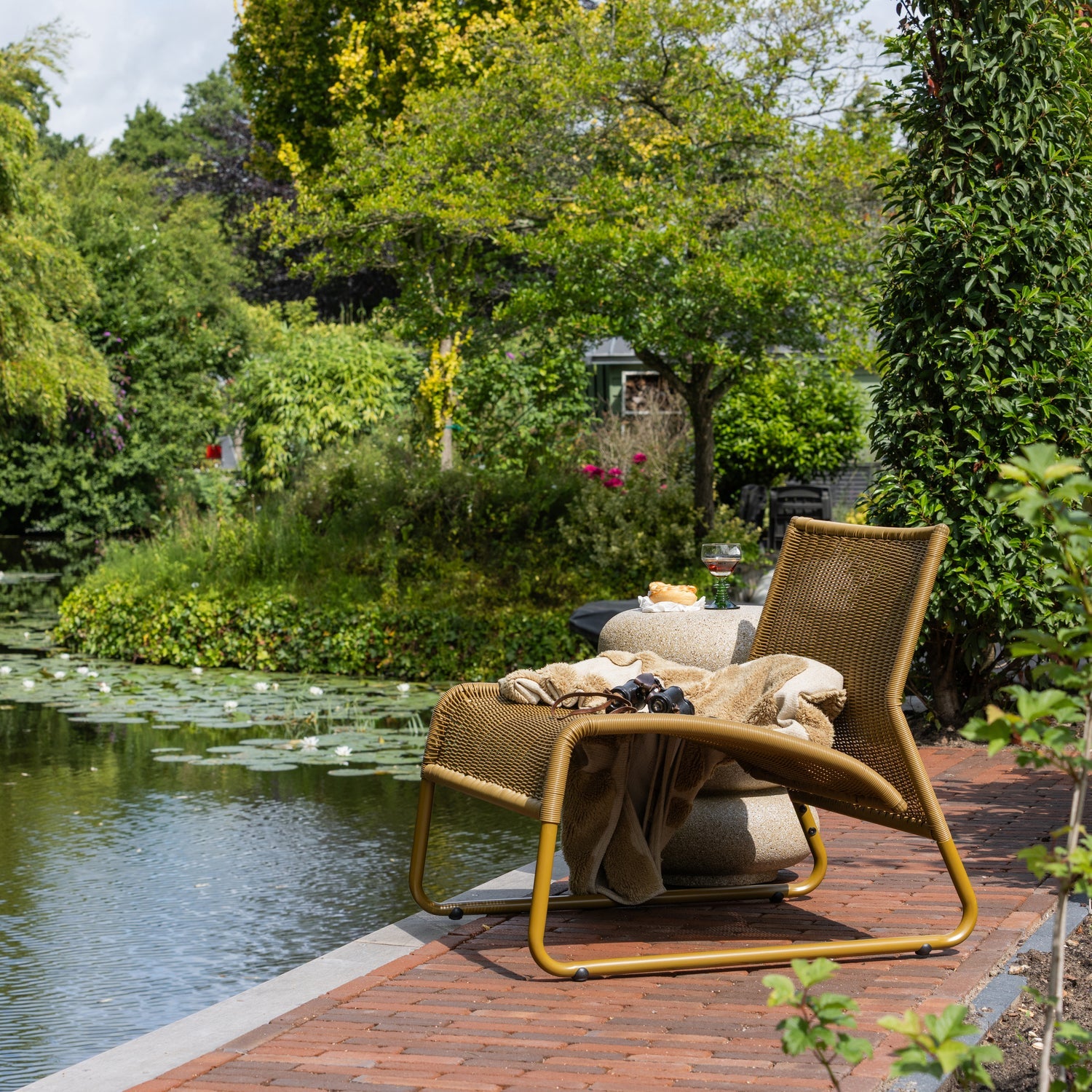 Gartenstuhl WEST honigfarben