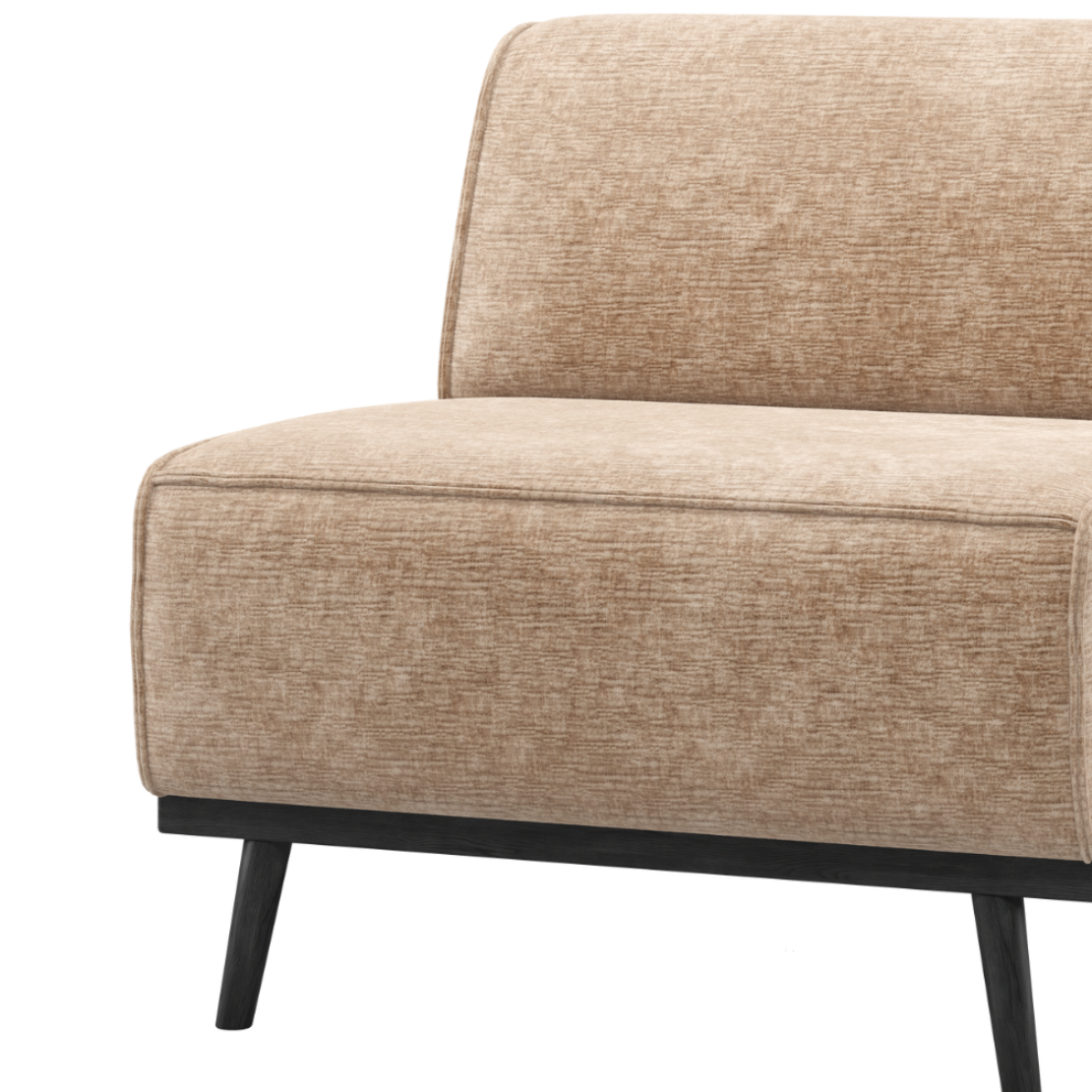 STATEMENT Peach Chenille Sofa Module