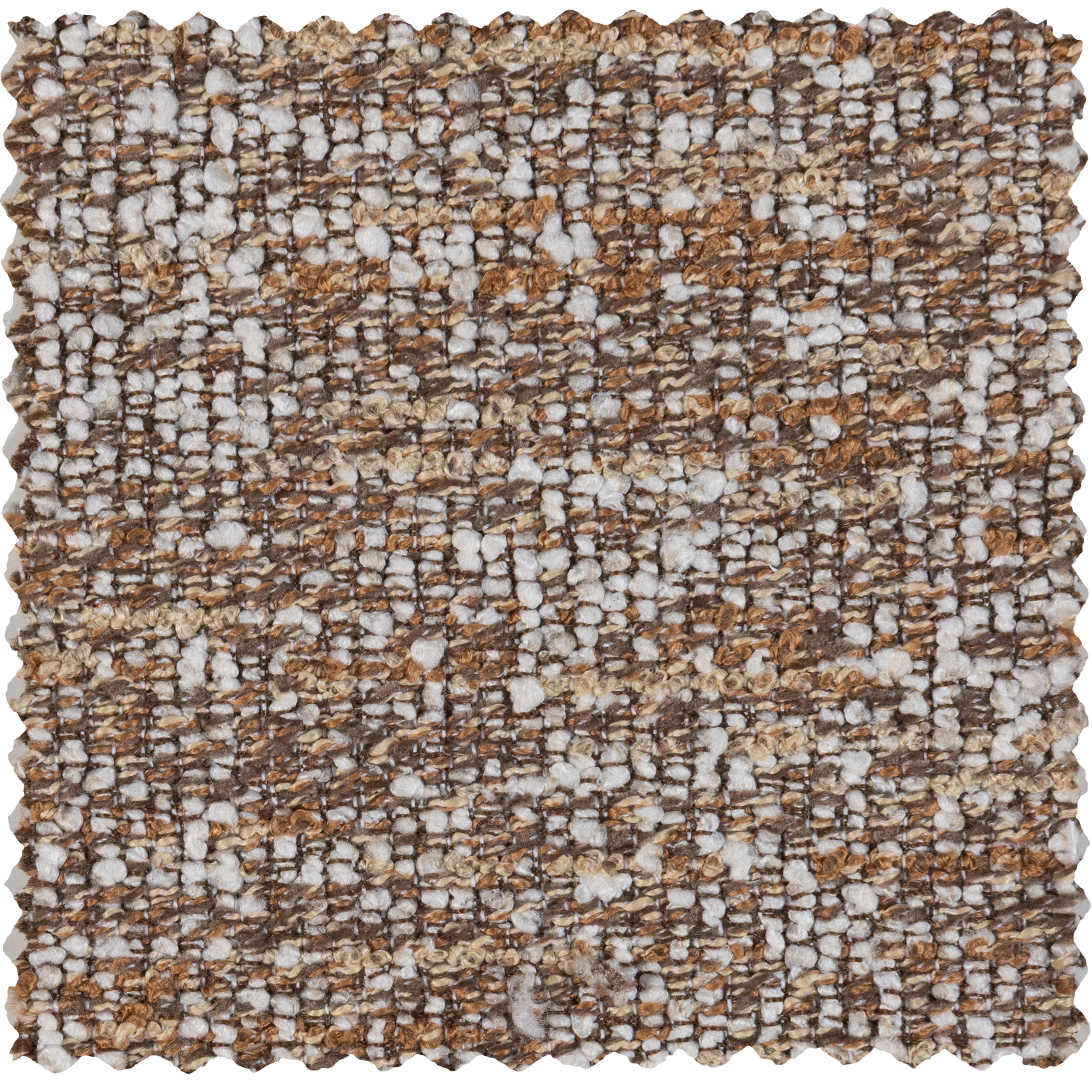 STATEMENT ottoman in light brown mélange