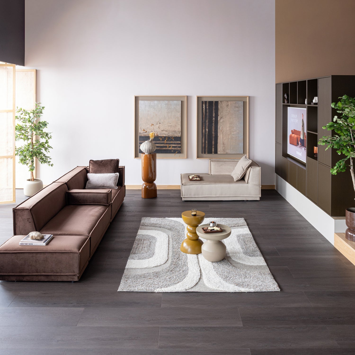 Beistelltisch MIEL honigfarben