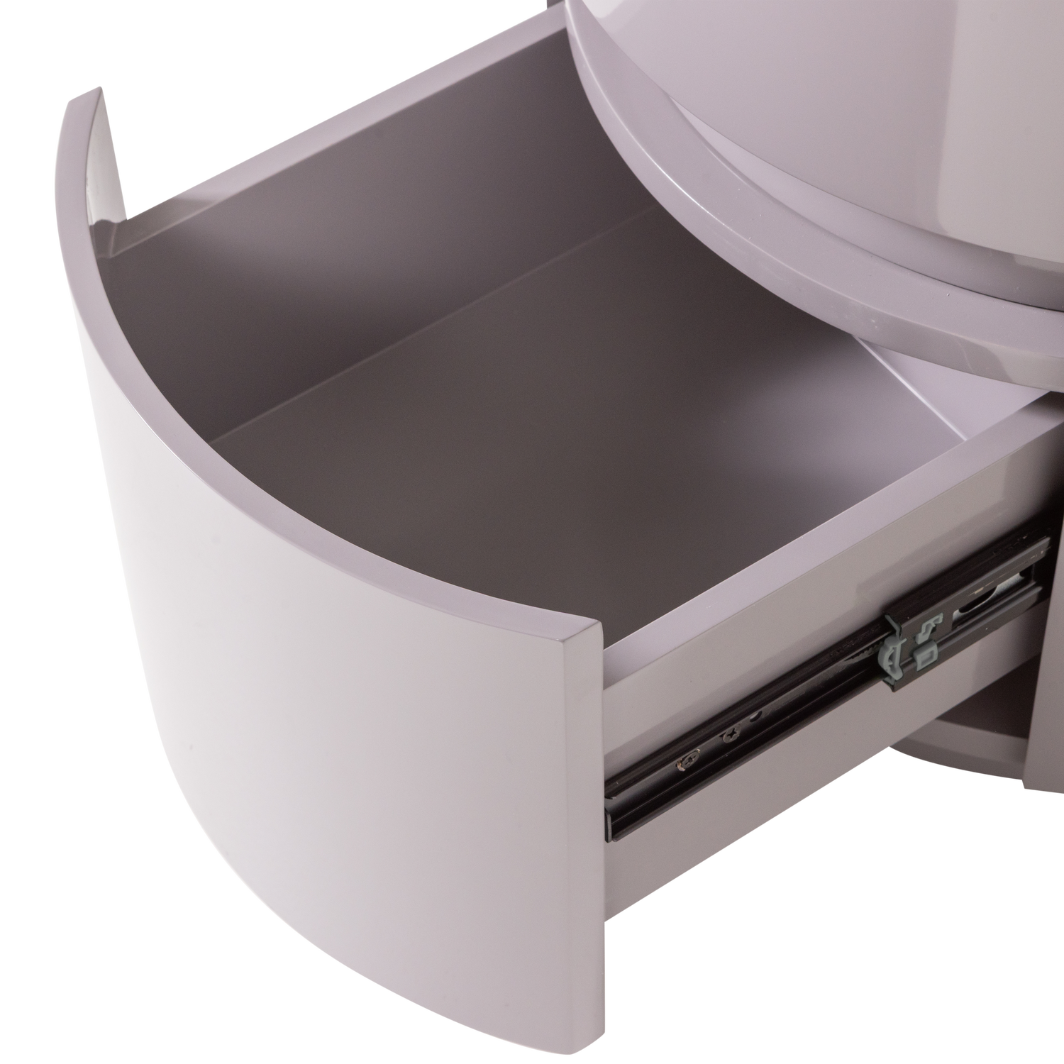 LUNEX Gray Side Table