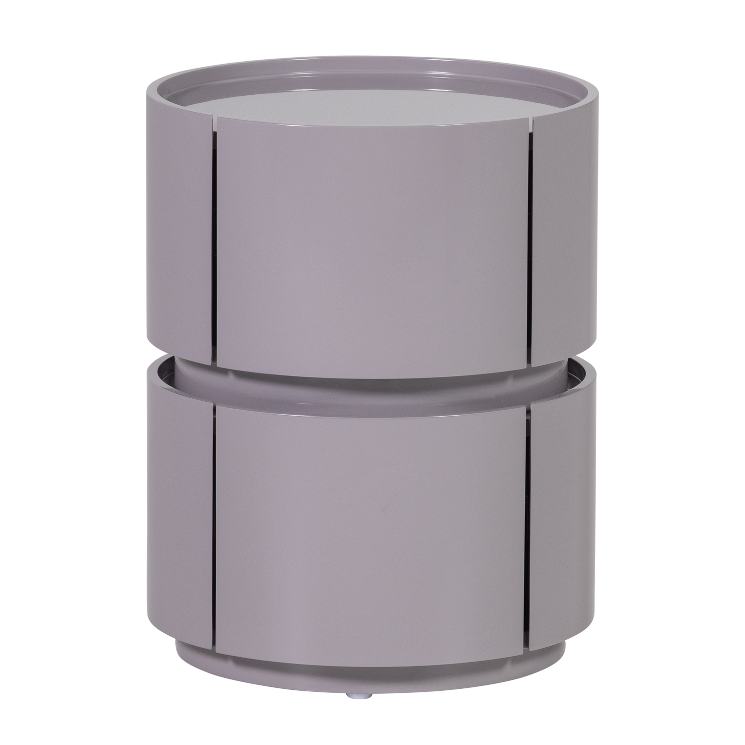 LUNEX Gray Side Table