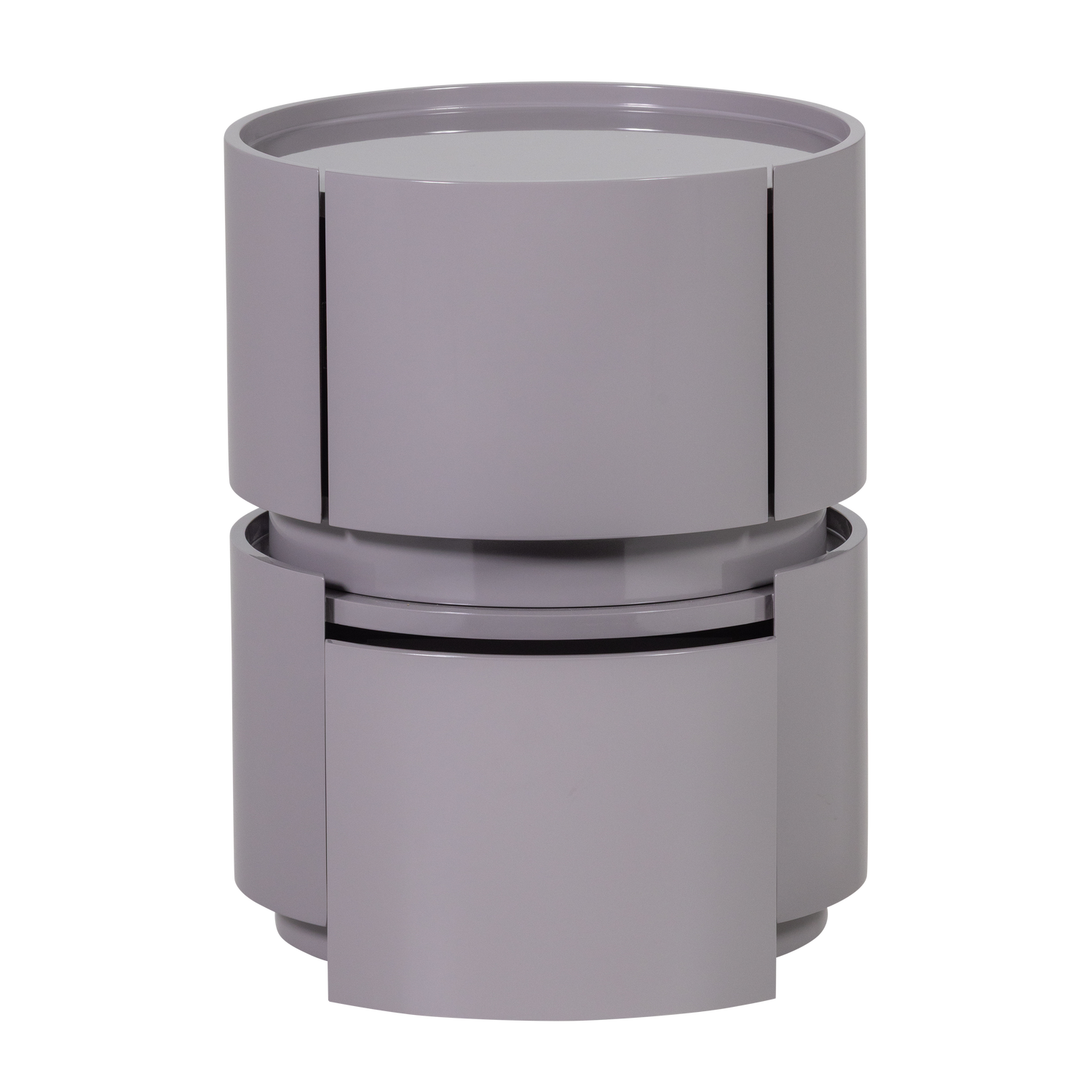 LUNEX Gray Side Table